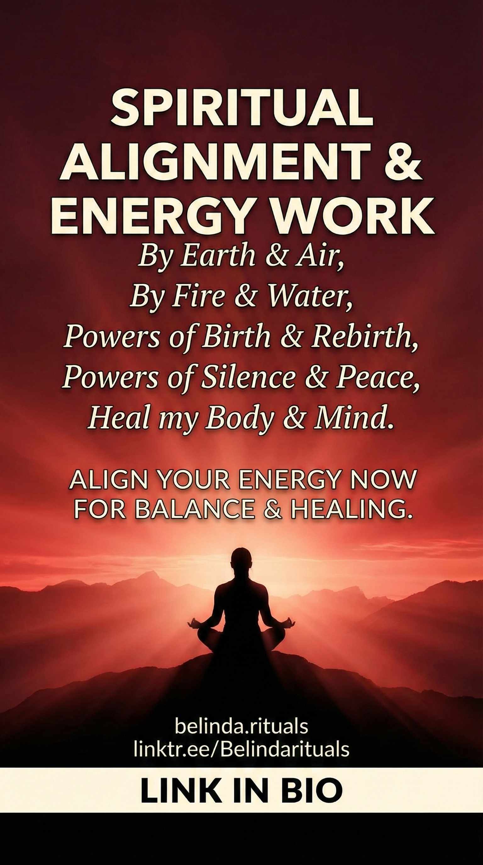 energy cleansing spell ritual altar