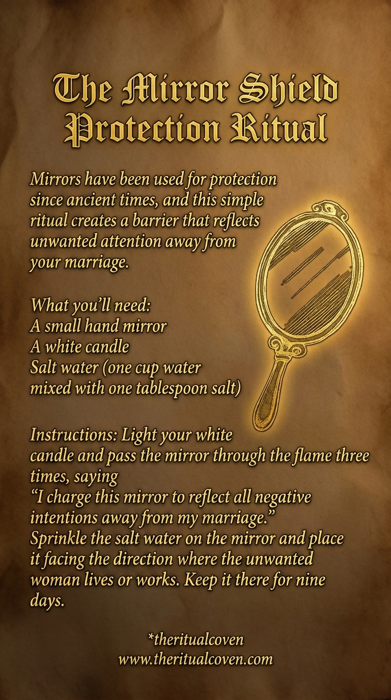 Spiritual mirror shield visualization for aura protection and psychic defense