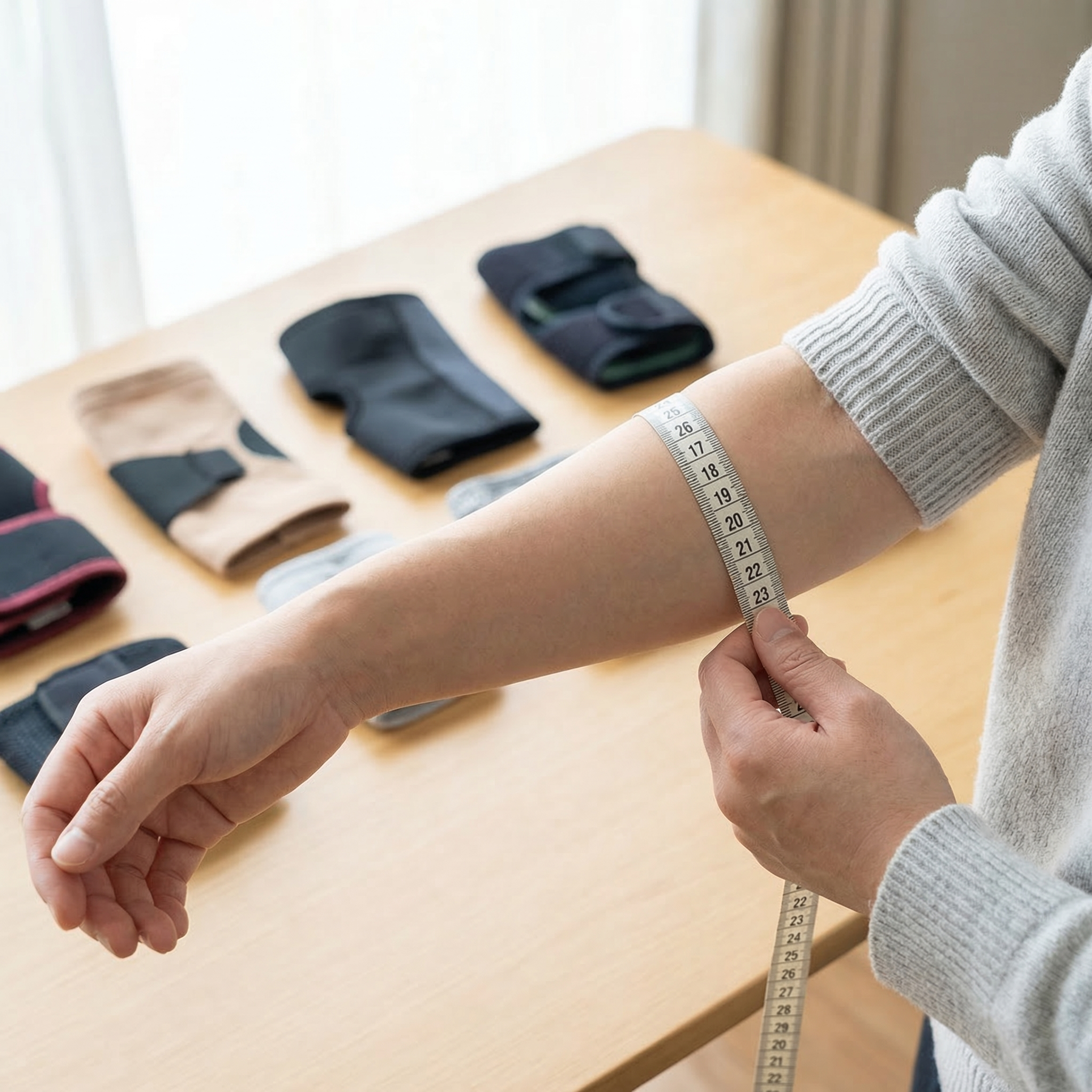 肘サポーターのまとめ図