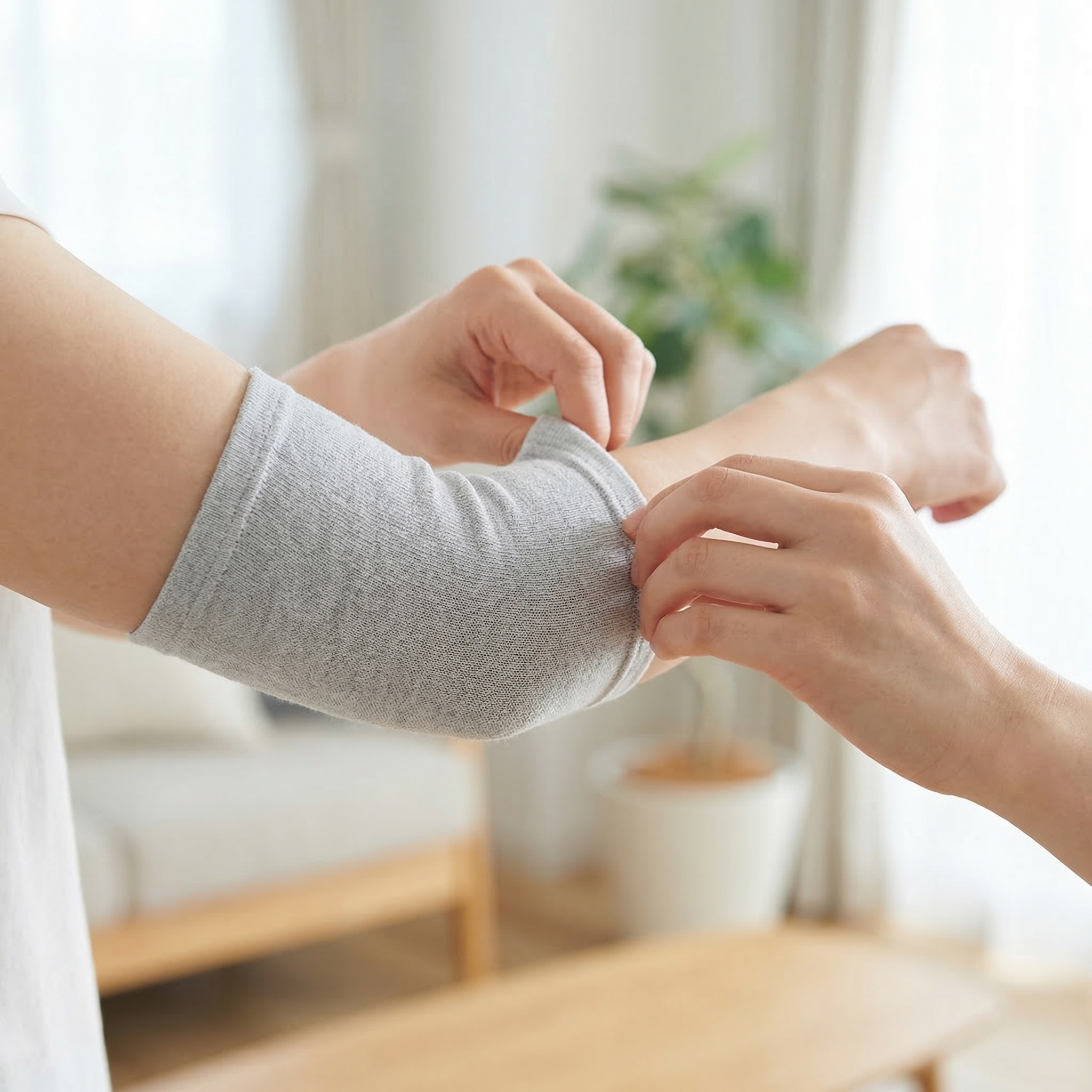 肘サイズチェックと相談サービス