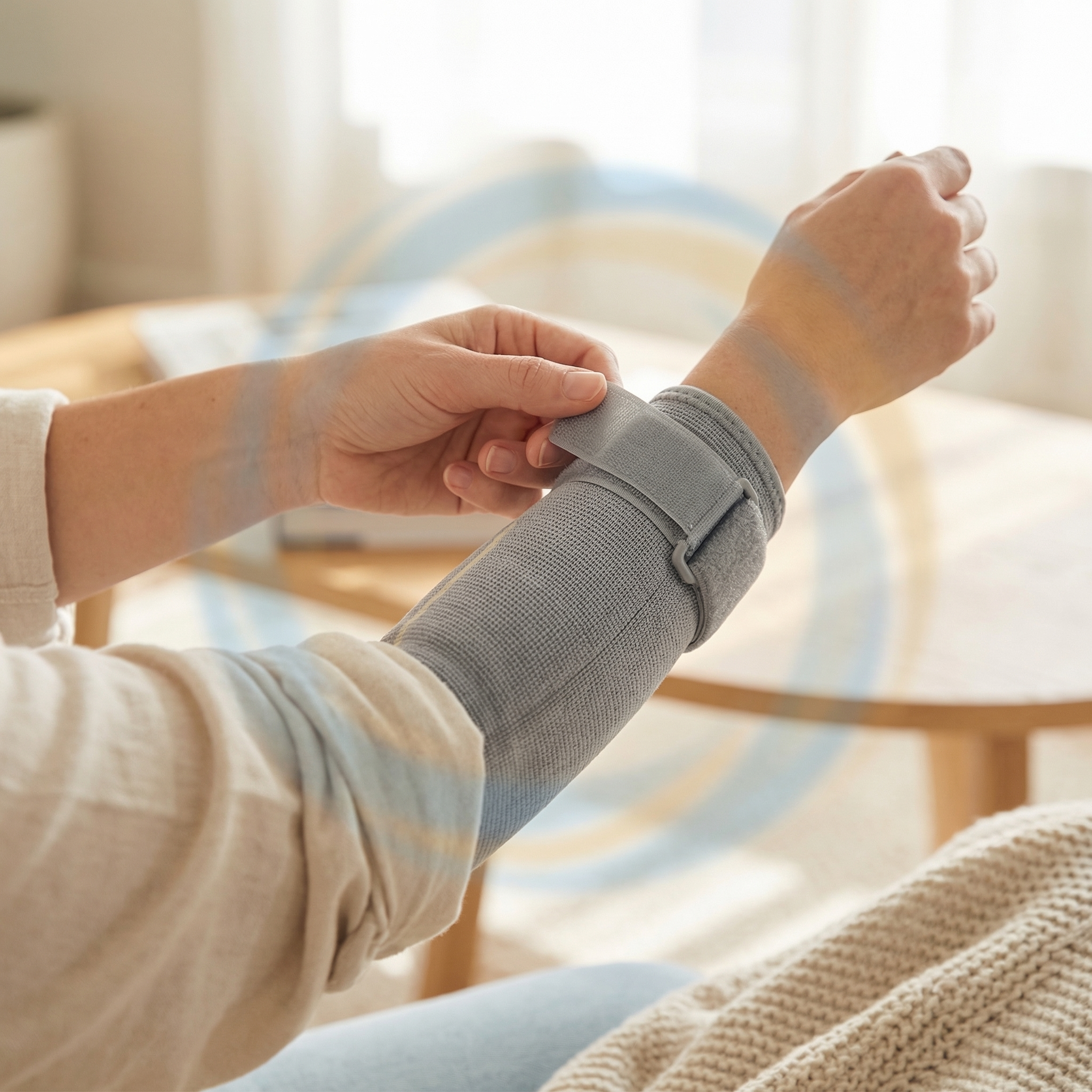 サンオイルを塗るシーンイメージ