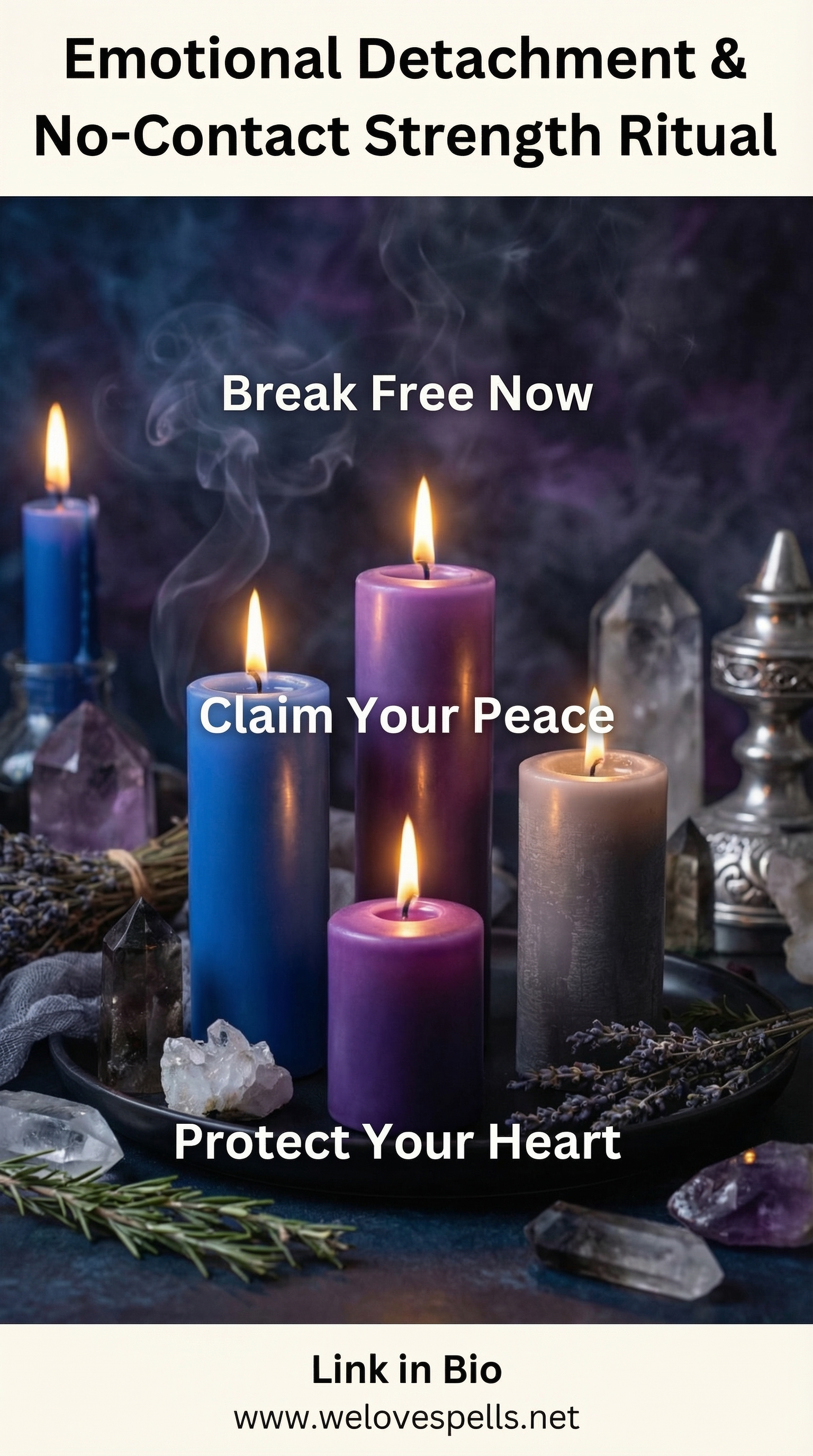 No-contact emotional healing ritual spell