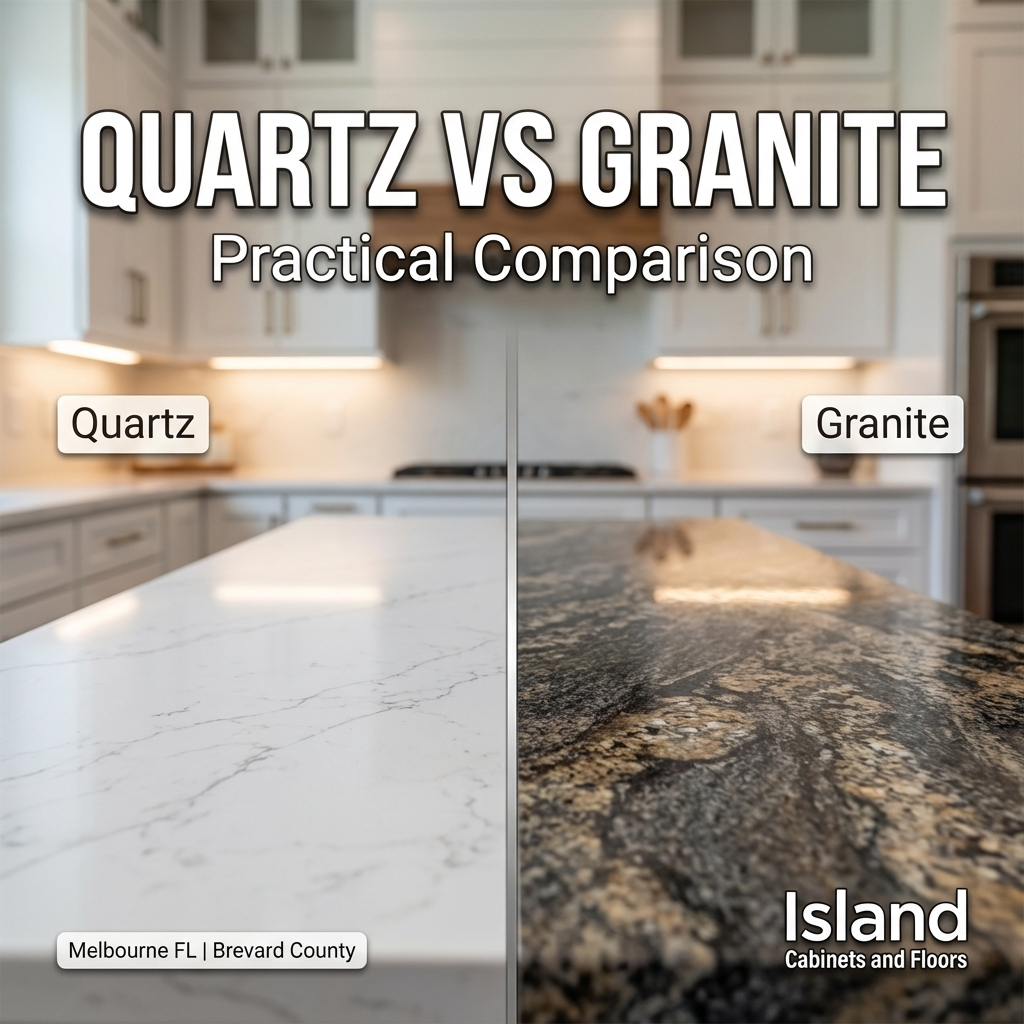 Quartz vs. Granite Countertops: A Practical Overview