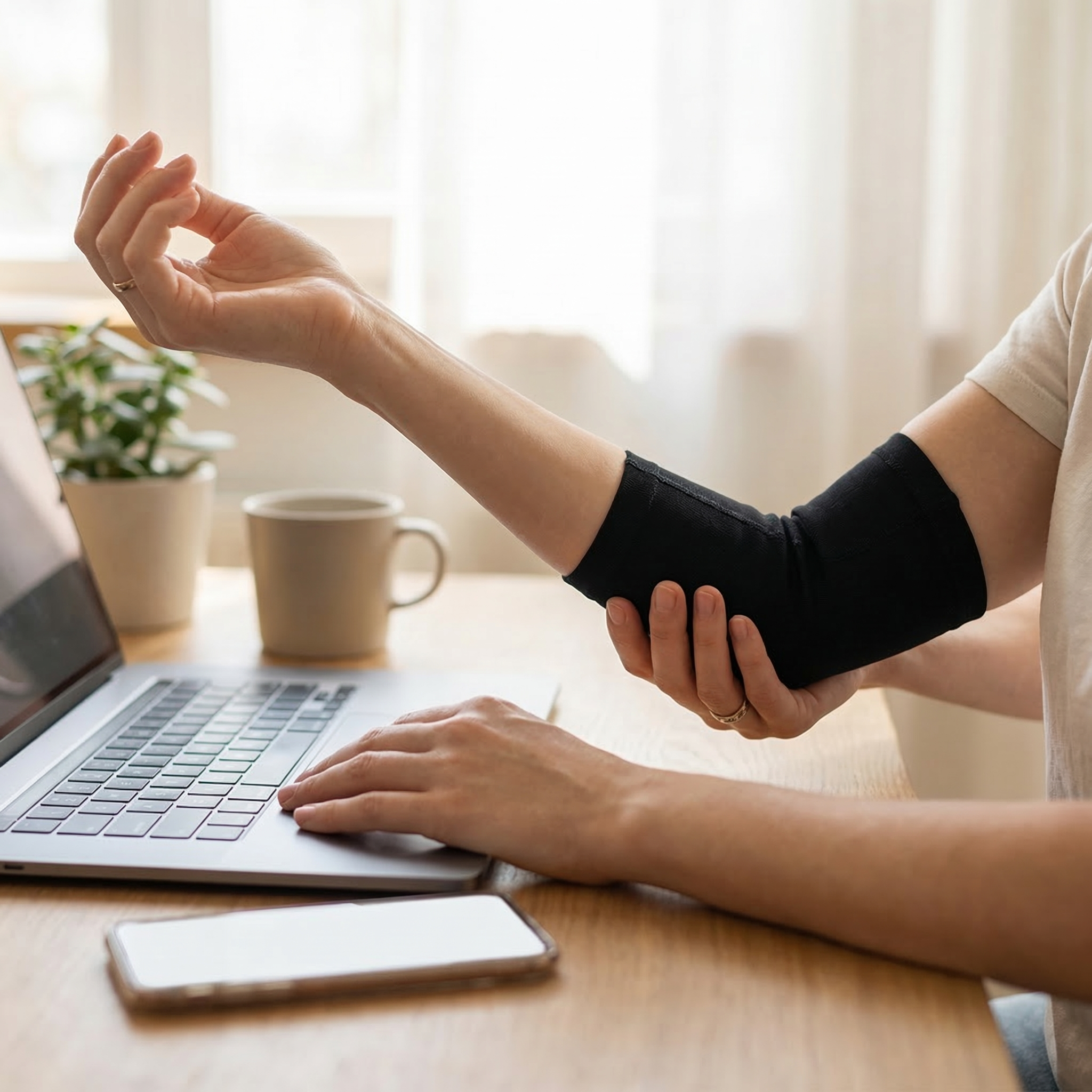 スポーツでの肘痛ケア