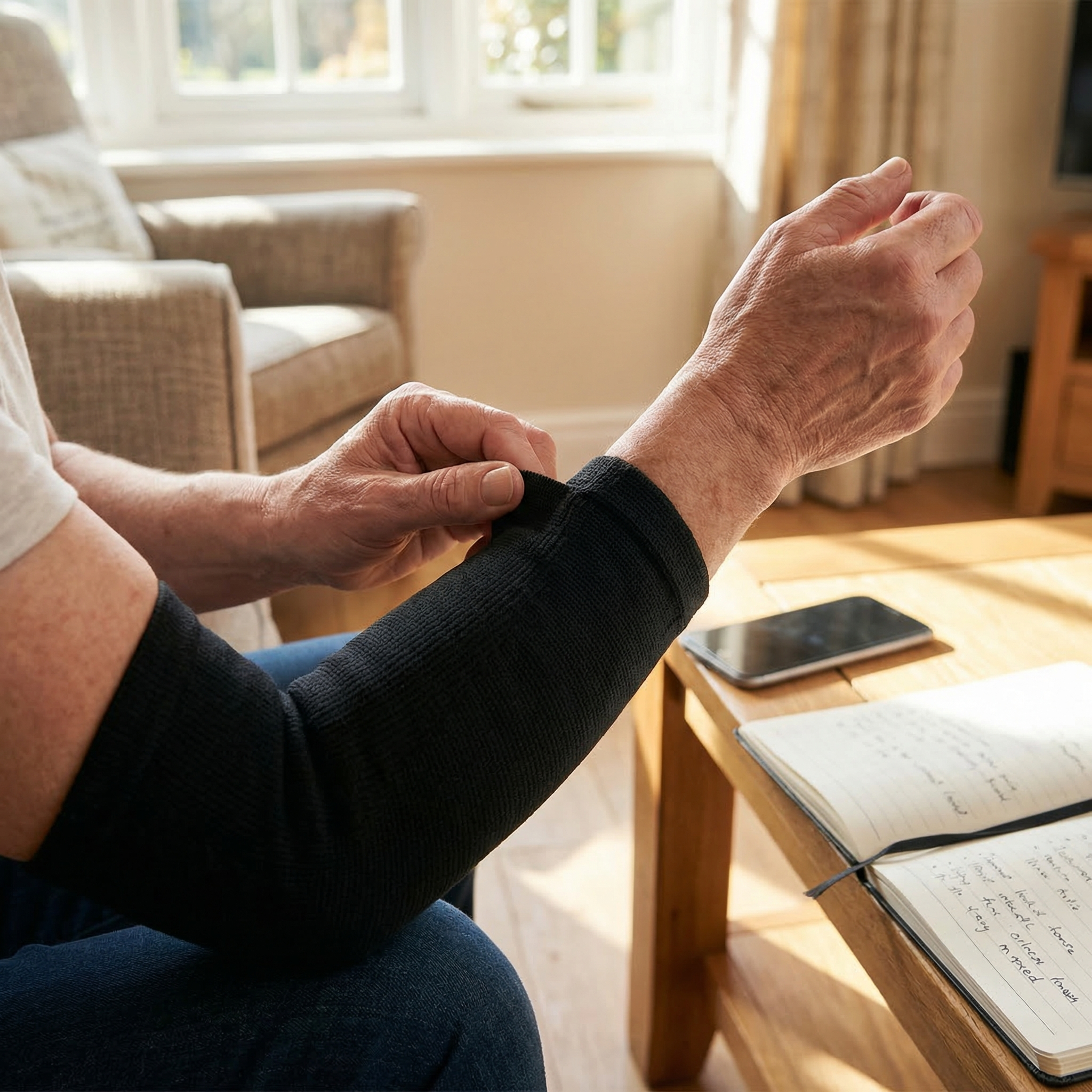 サンオイルを塗るシーン