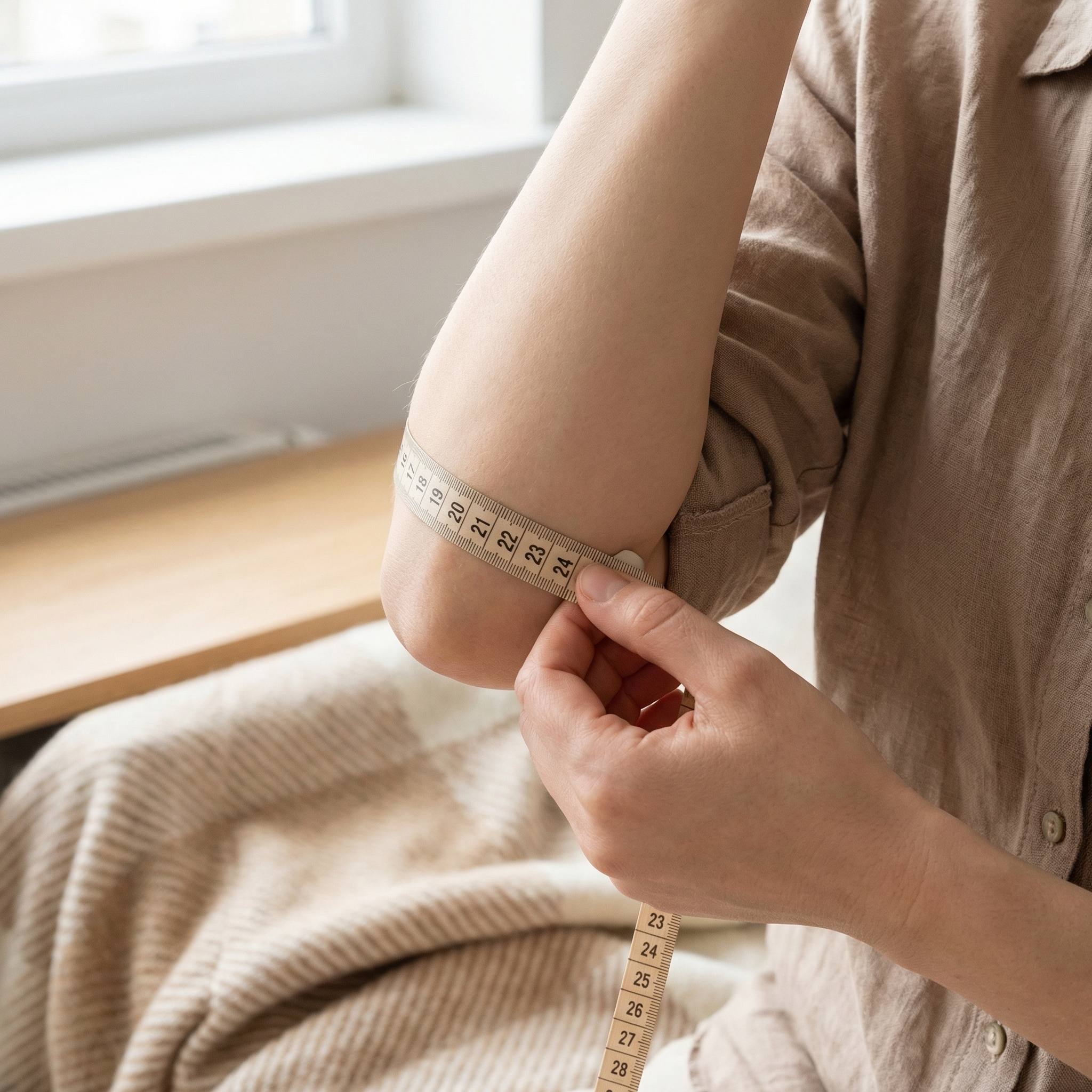 肘サポーター サイズ計測方法