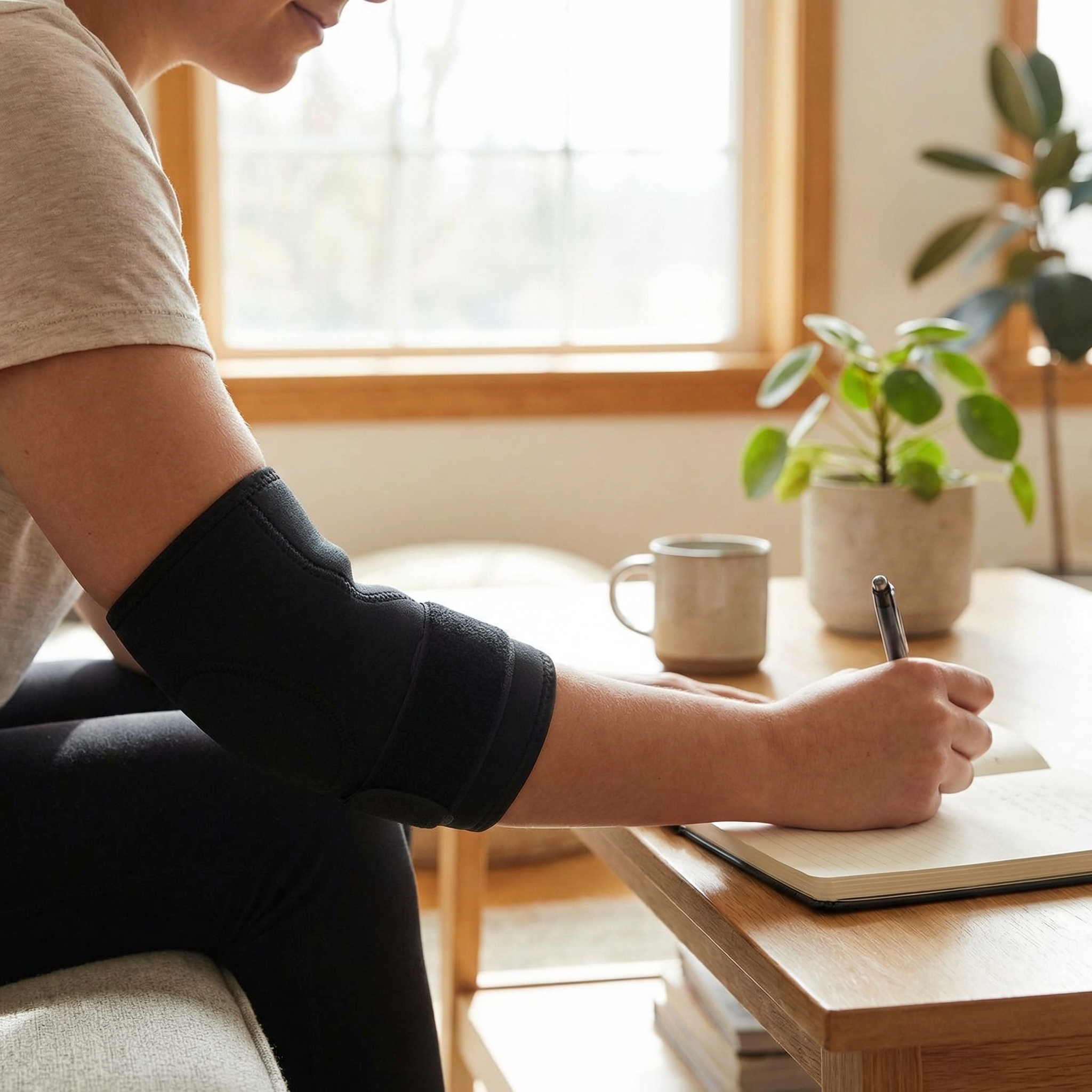 サンオイルを塗るシーン