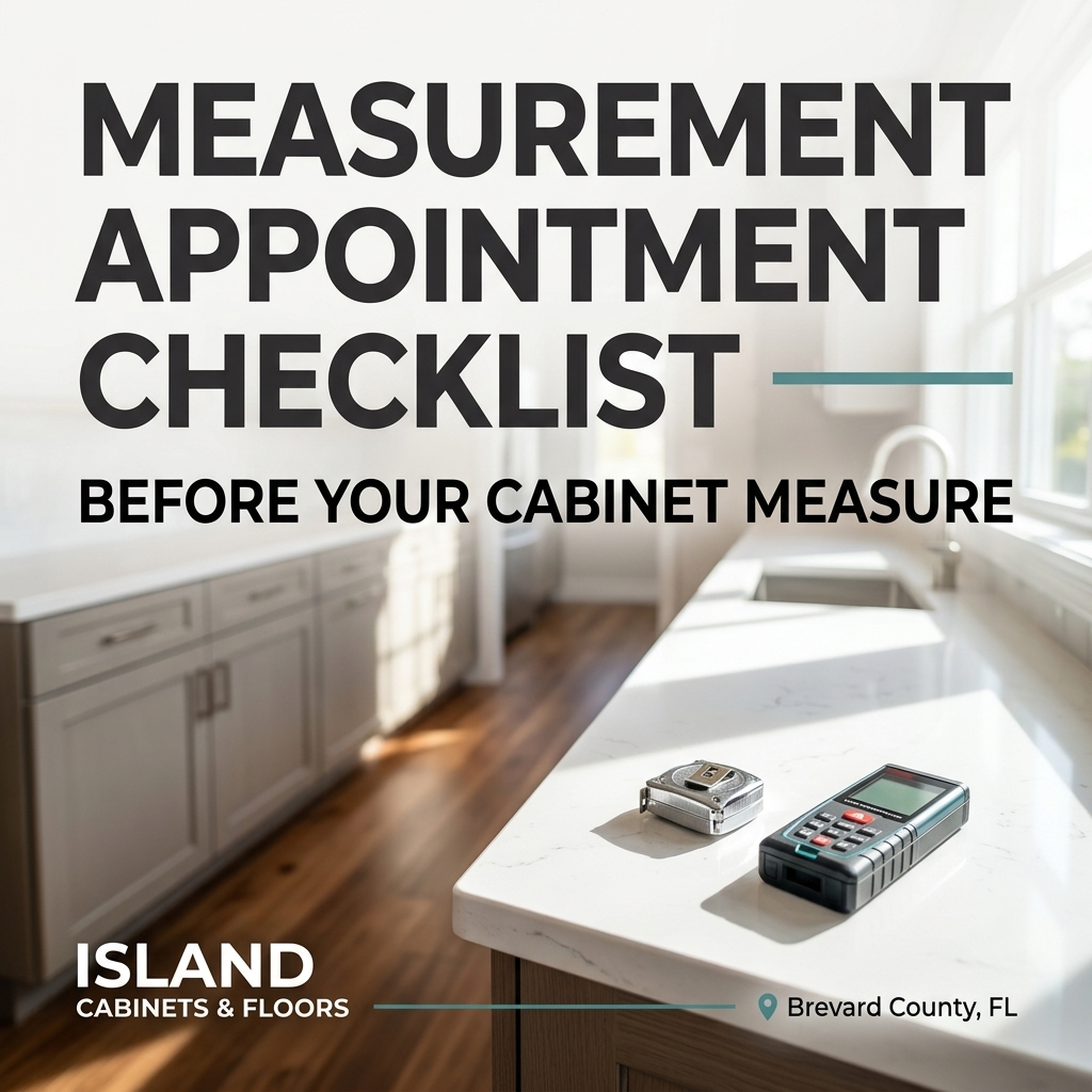 Preparing for Your Cabinet Measurement Appointment