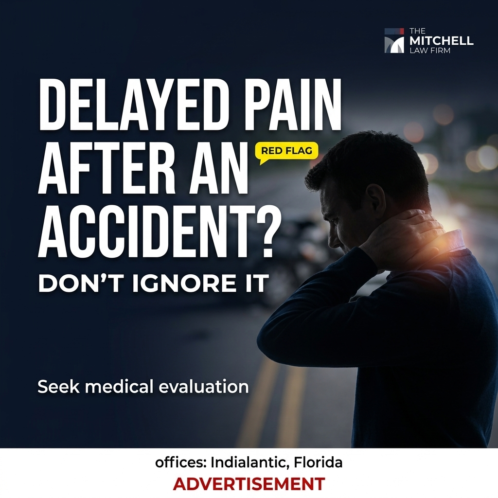 Why Delayed Pain After an Accident Can Be a Red Flag