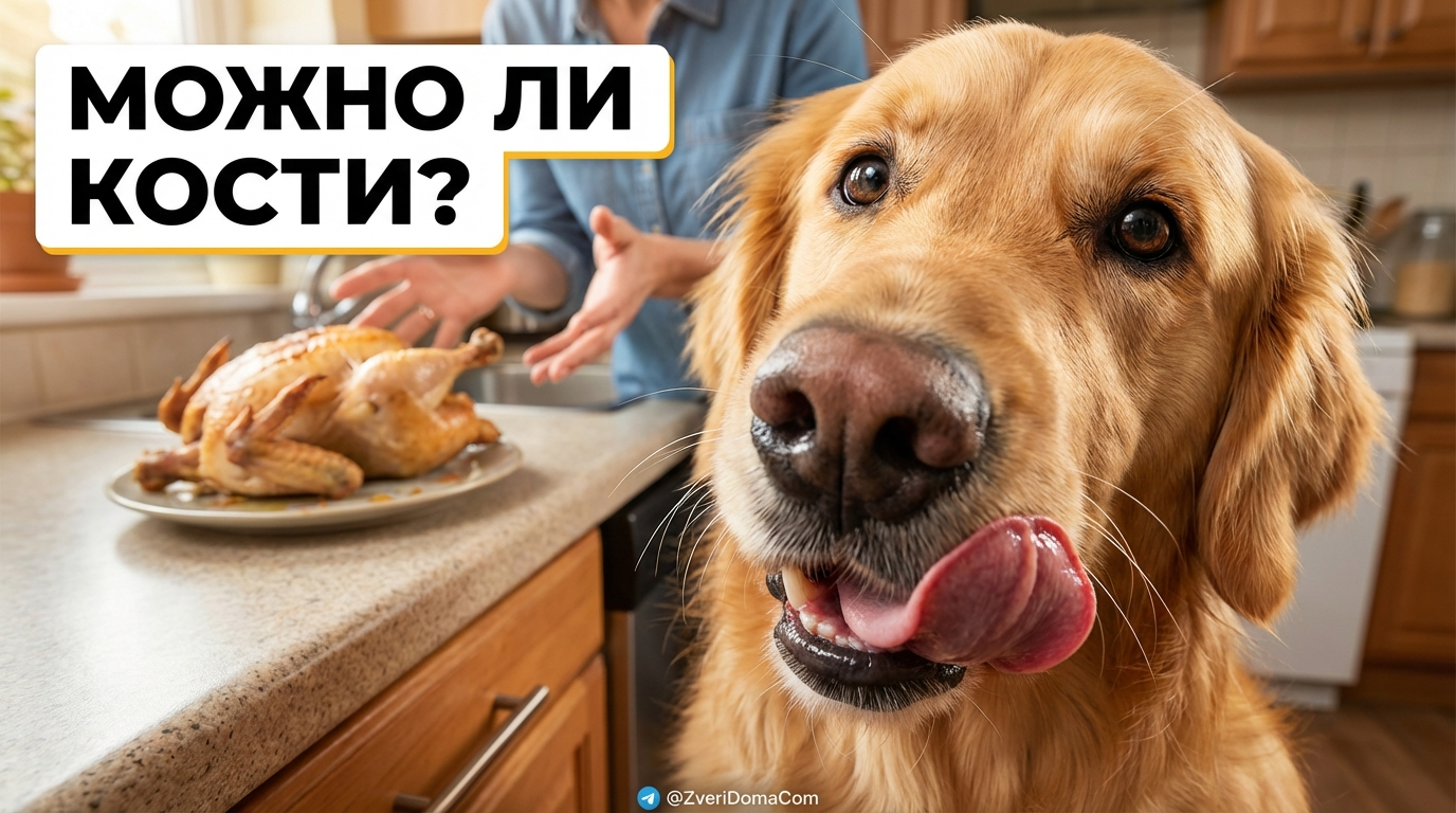 Можно ли давать куриные кости собаке: риски и безопасные альтернативы zveridoma