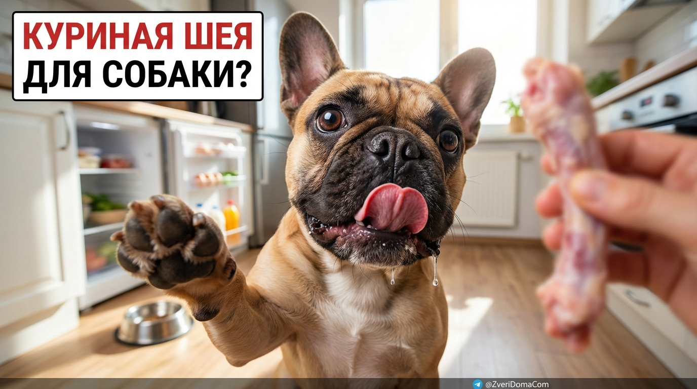 Куриную шею можно давать собаке: польза, риски и правила кормления zveridoma