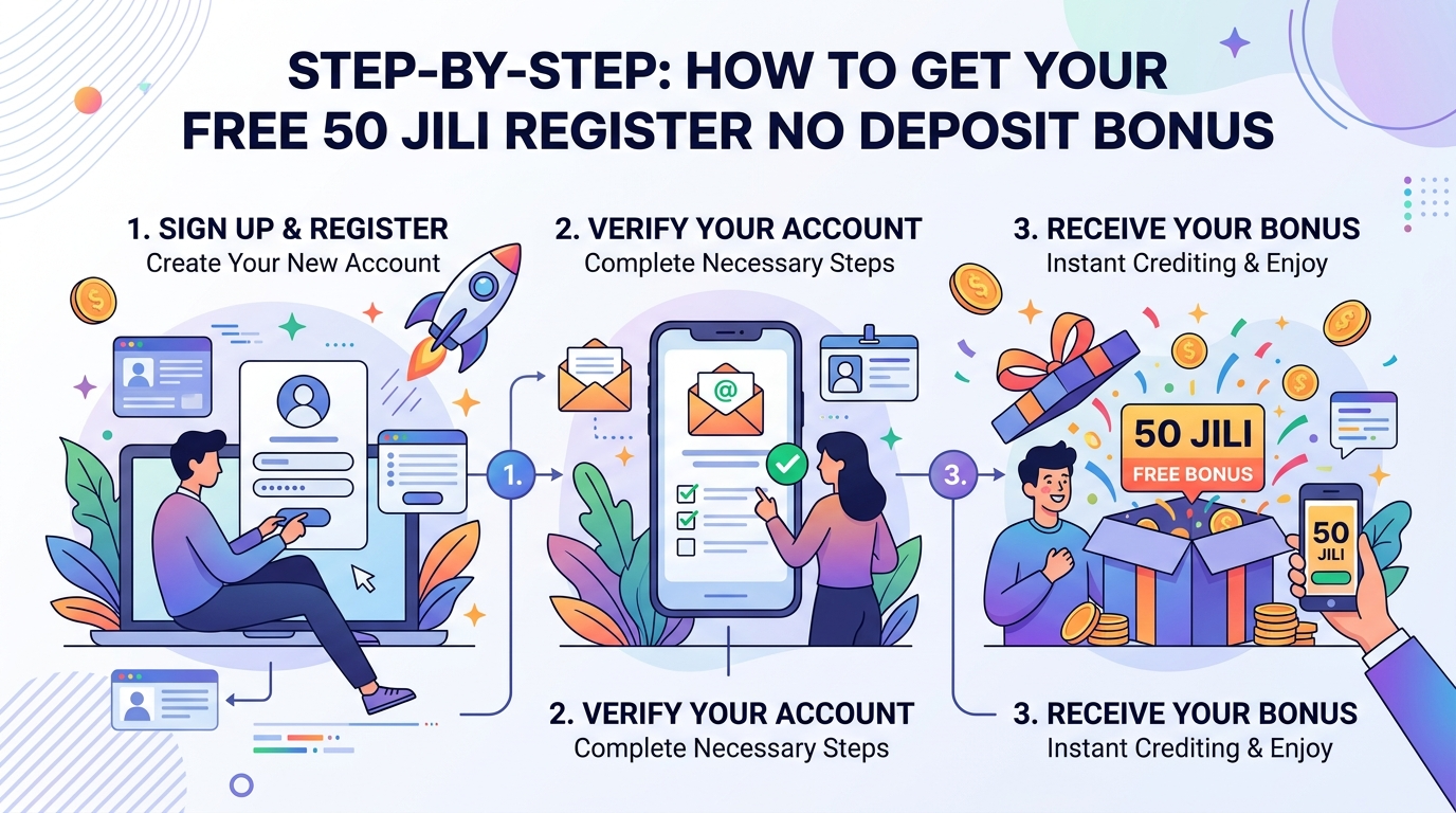 Step-by-Step: How to Get Your Free 50 Jili Register No Deposit Bonus