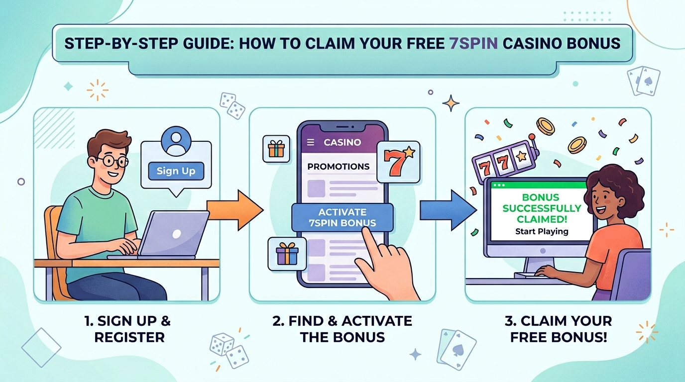 How to Claim Your Free 7SPIN Casino Bonus: Step-by-Step Guide