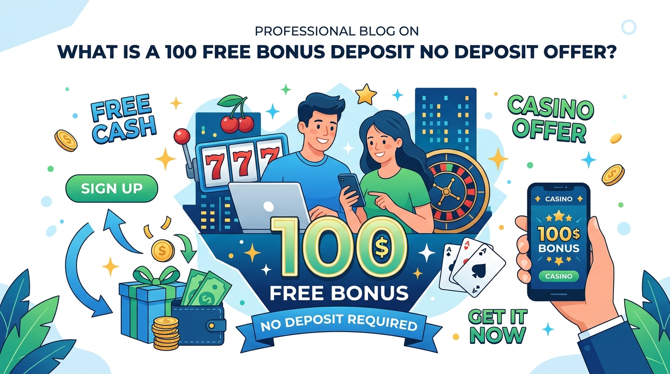 What is a 100 Free Bonus Deposit No Deposit Offer?