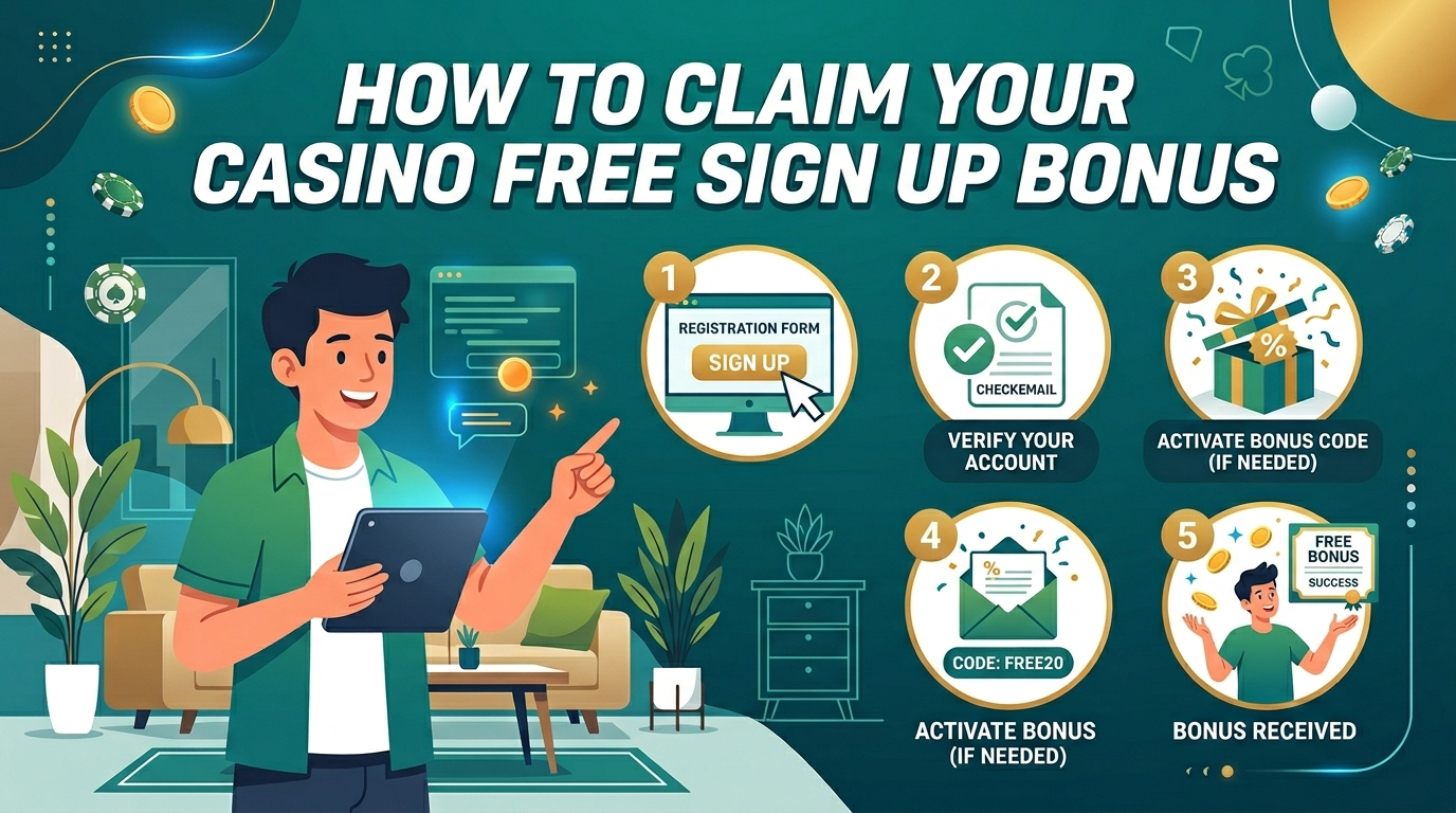 How to Claim Your Casino Free Sign Up Bonus
