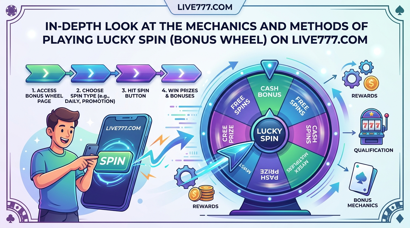เจาะลึกกลไกและวิธีการเล่น Lucky Spin (Bonus Wheel) บน Live777.com