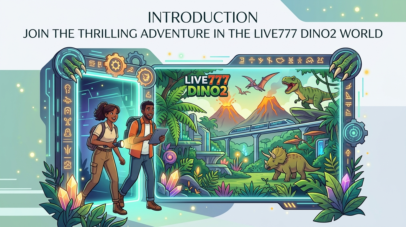 บทนำ: ร่วมผจญภัยในโลก Live777 Dino2 สุดเร้าใจ