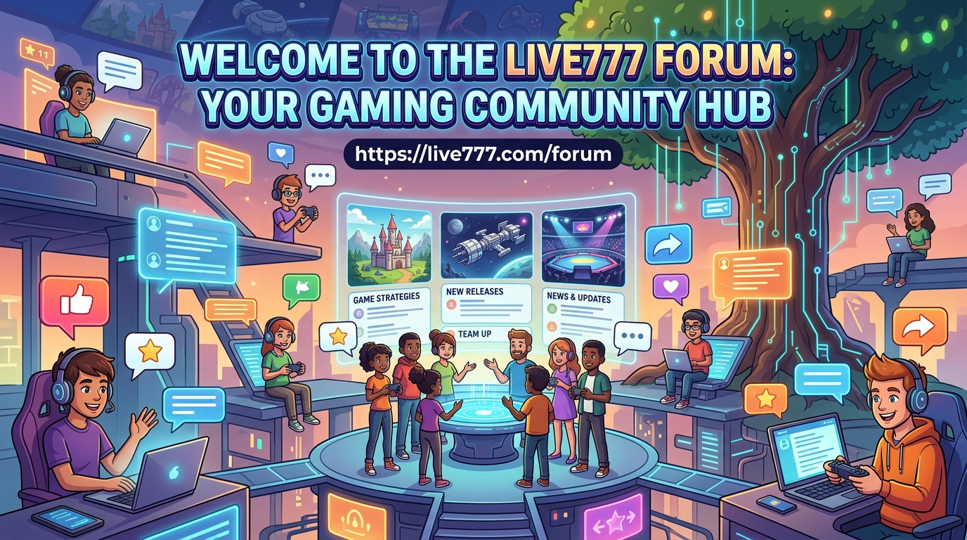 Welcome to the LIVE777 Forum: Your Gaming Community Hub