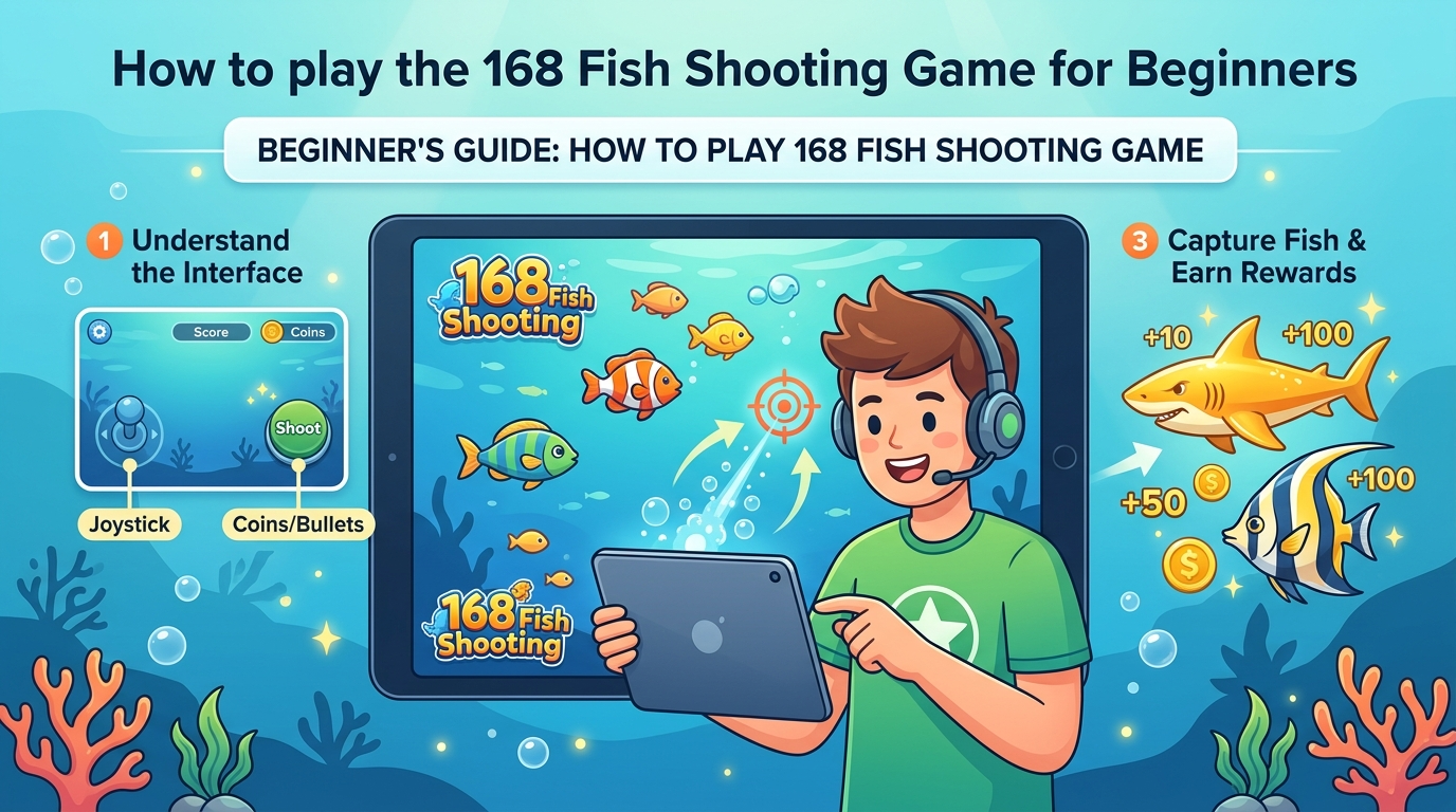 របៀបលេងហ្គេមបាញ់ត្រី 168 សម្រាប់អ្នកចាប់ផ្តើមដំបូង