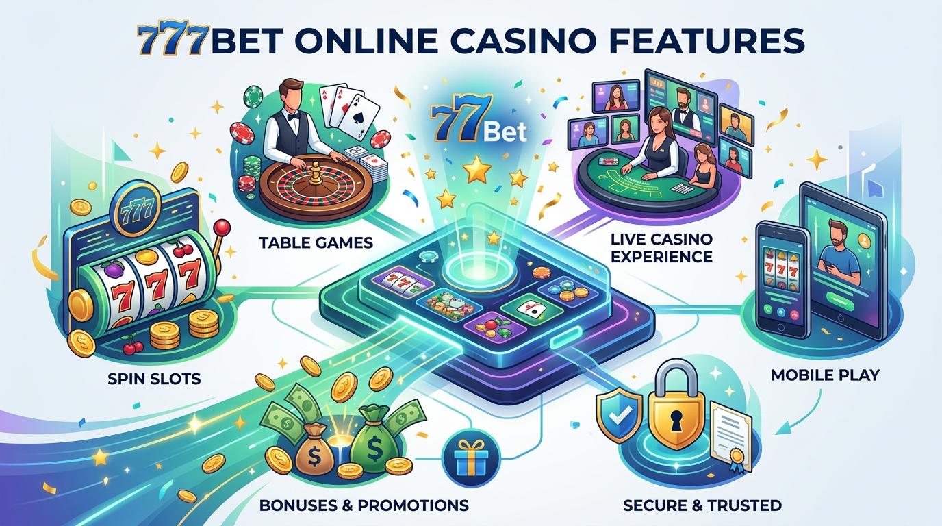 លក្ខណៈពិសេសរបស់ 777Bet កាស៊ីណូអនឡាញ