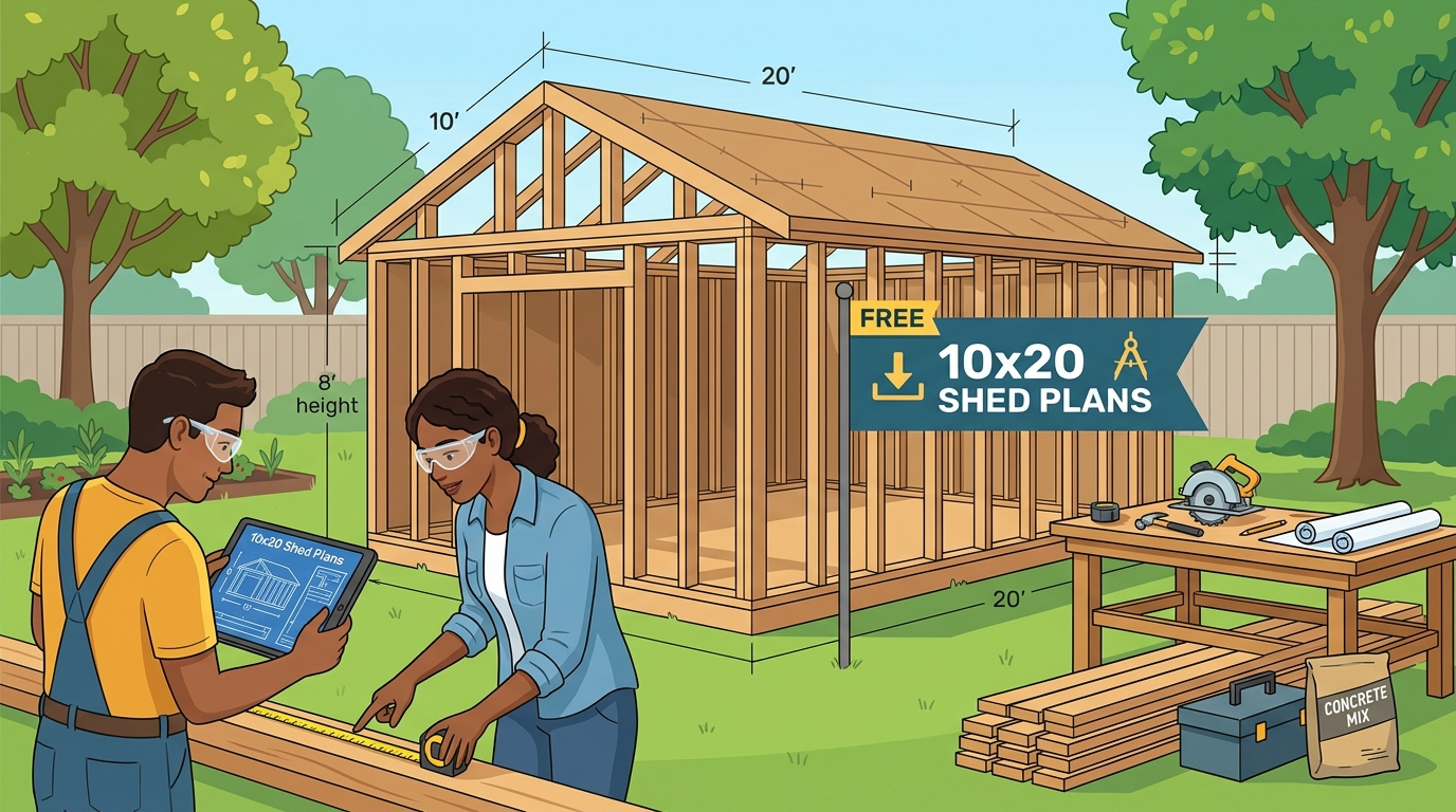 Finding the Best Free 10x20 Shed Plans for Your Project