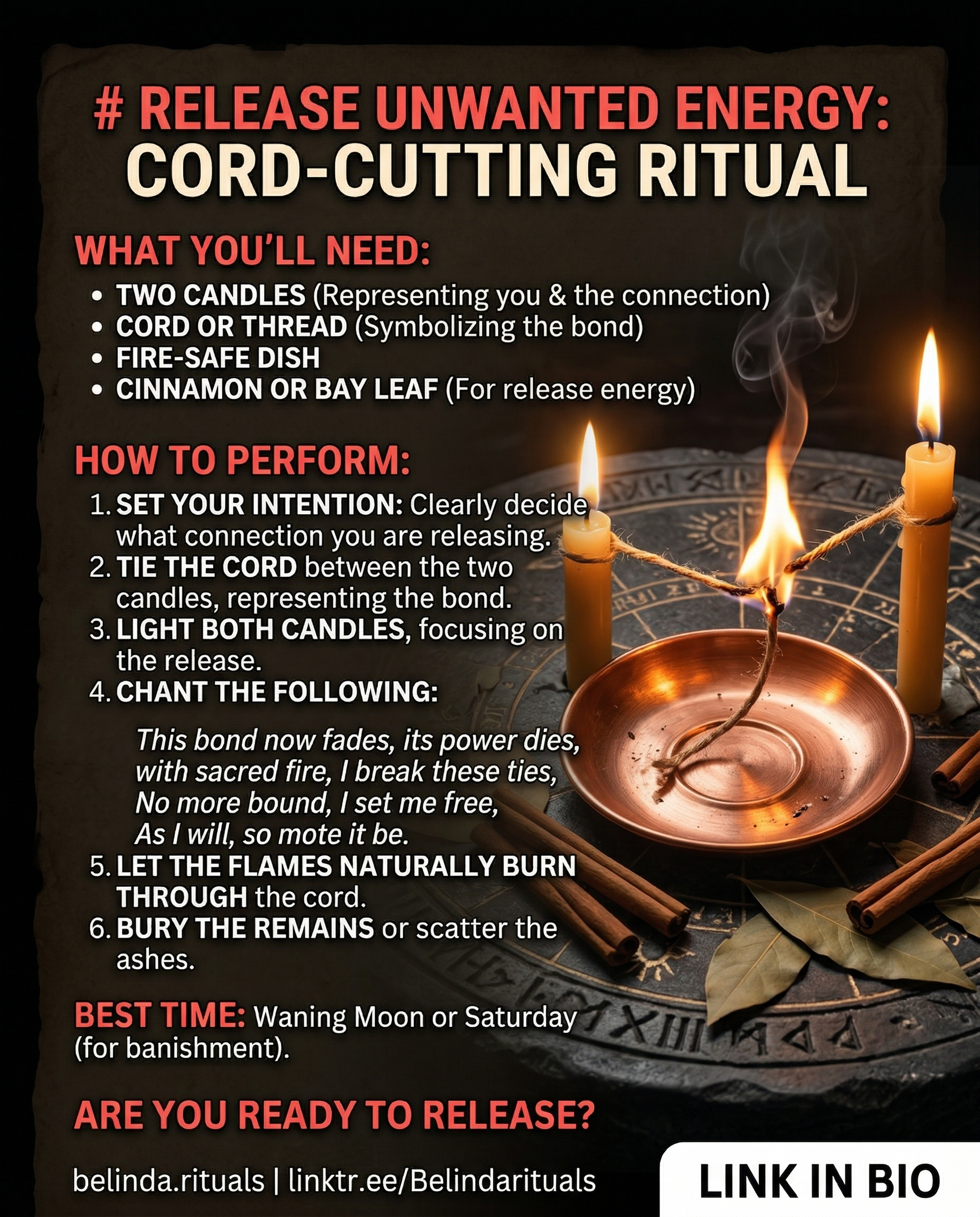Fire Cord-Cutting Ritual for Energy Cleansing