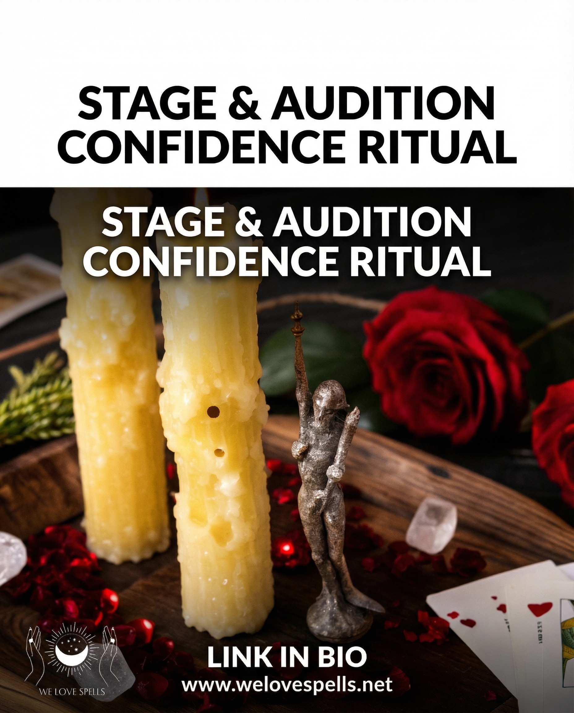 Performer feeling confident on stage