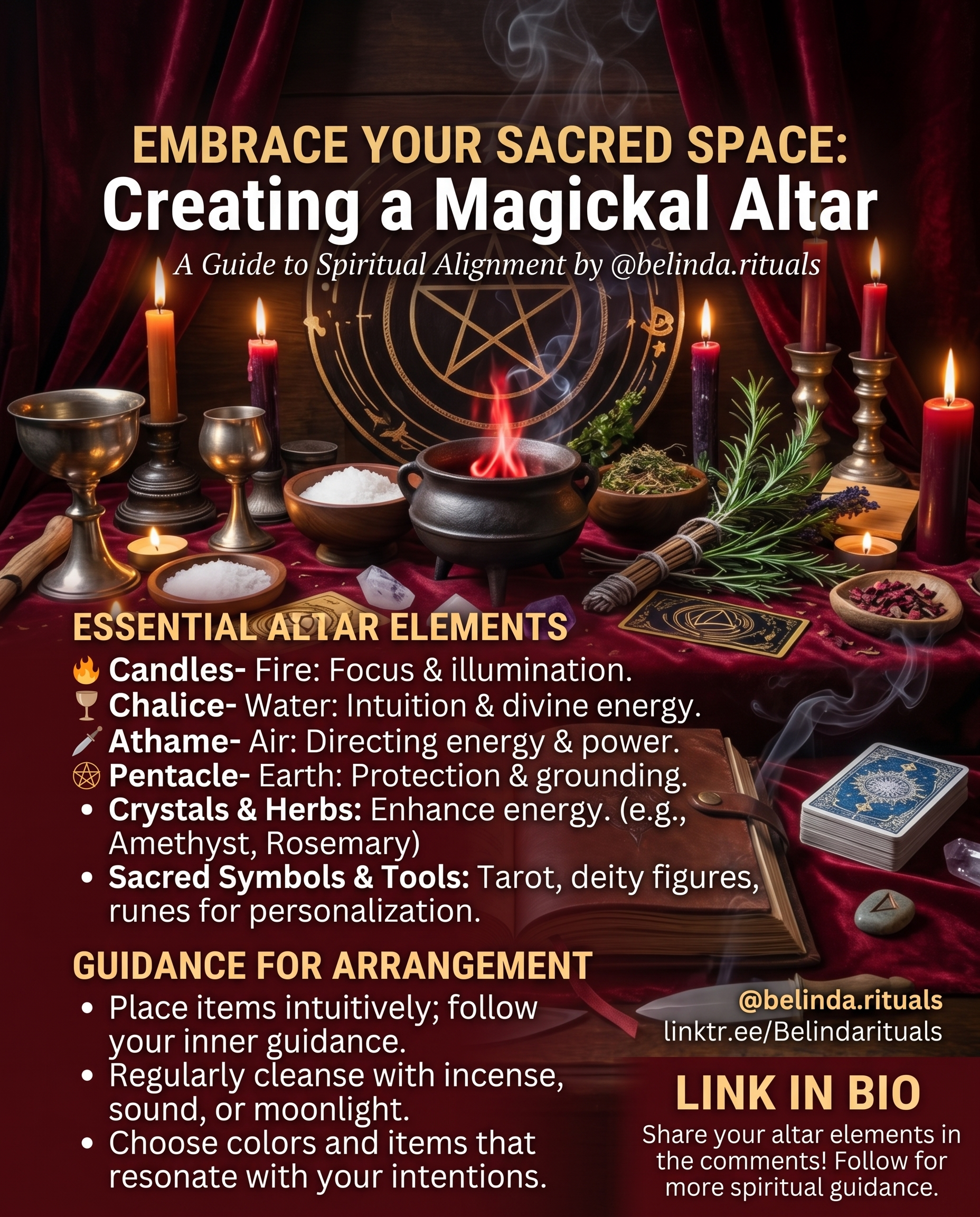 Magickal Altar Setup Magickal Altar Setup