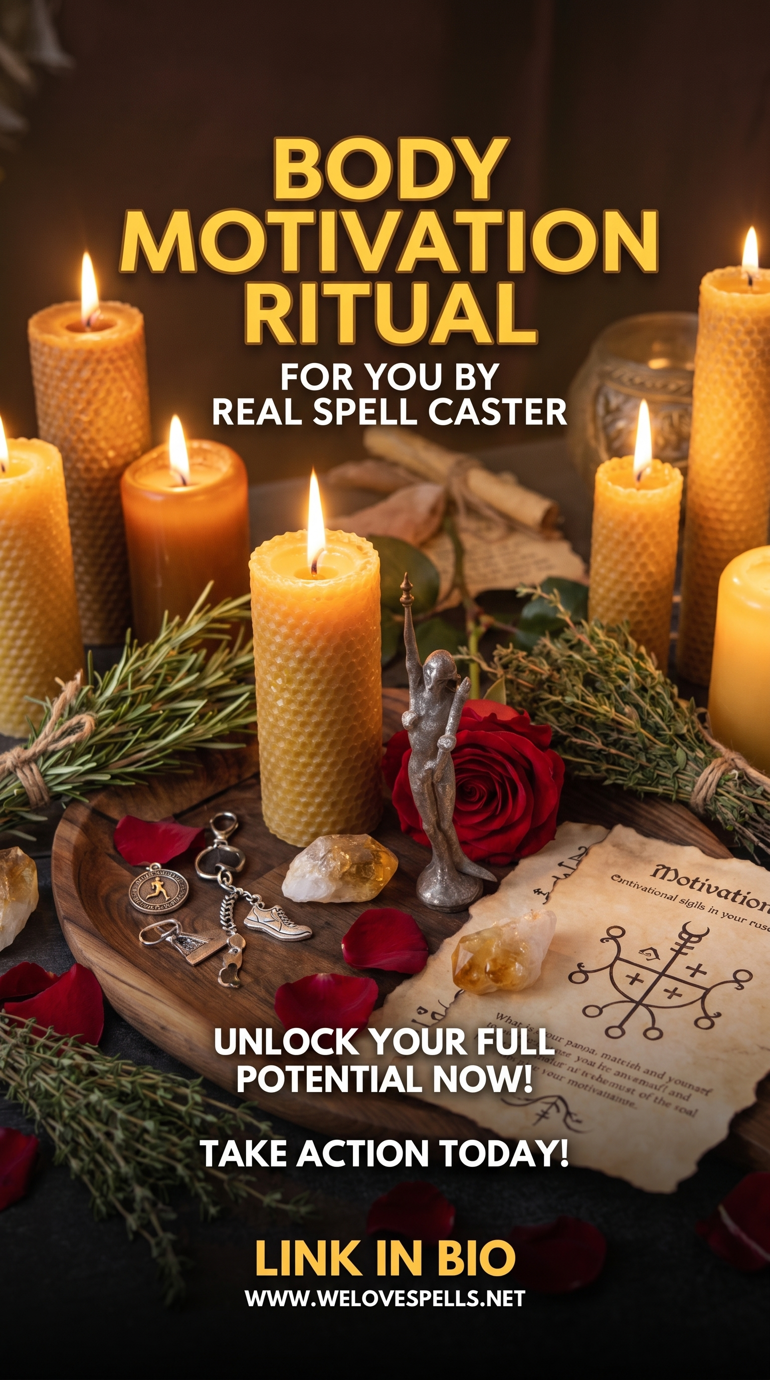 Dream Body Motivation Spell Ritual Tools