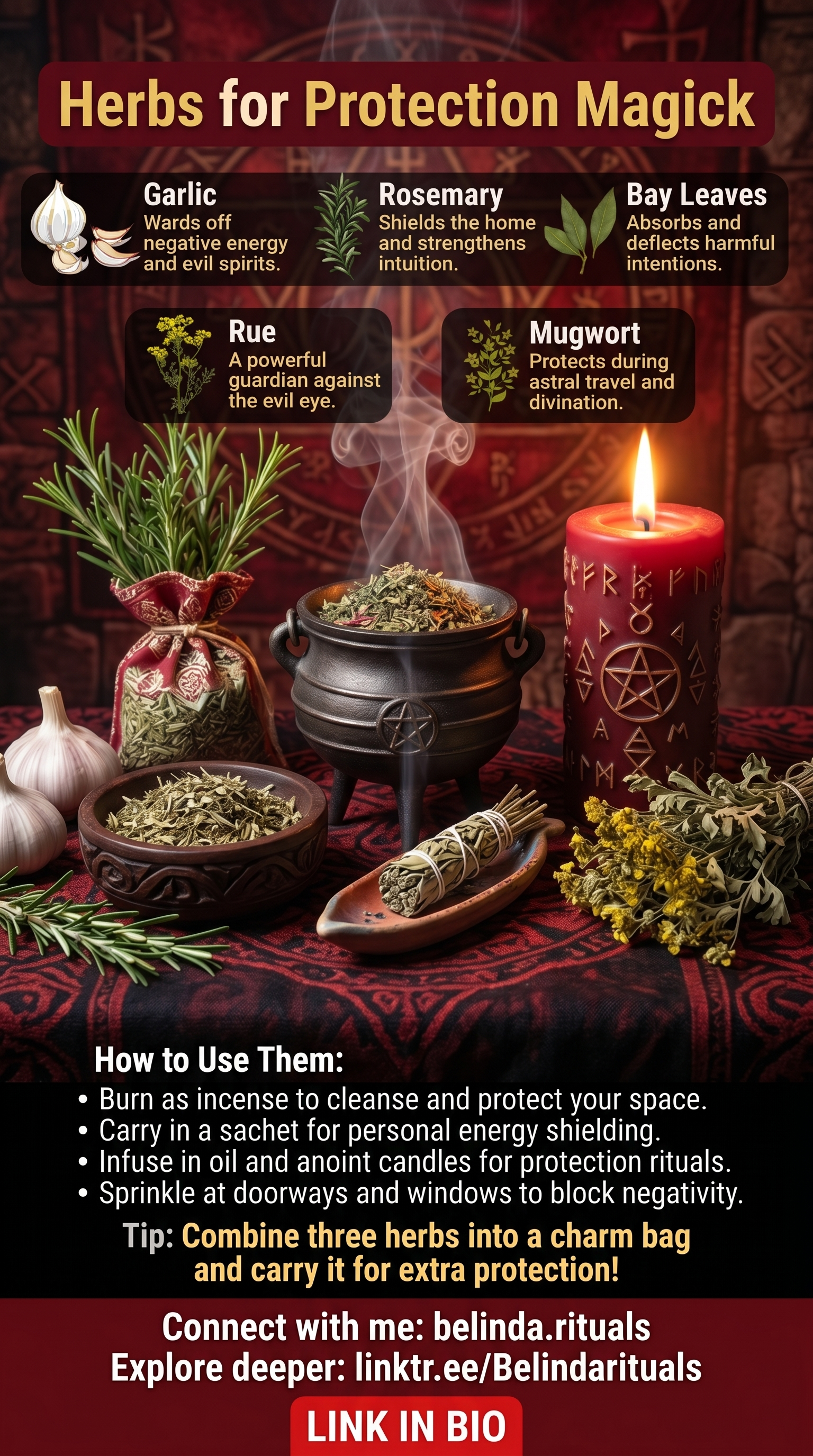 Herbal Protection and Energy Cleansing Ritual