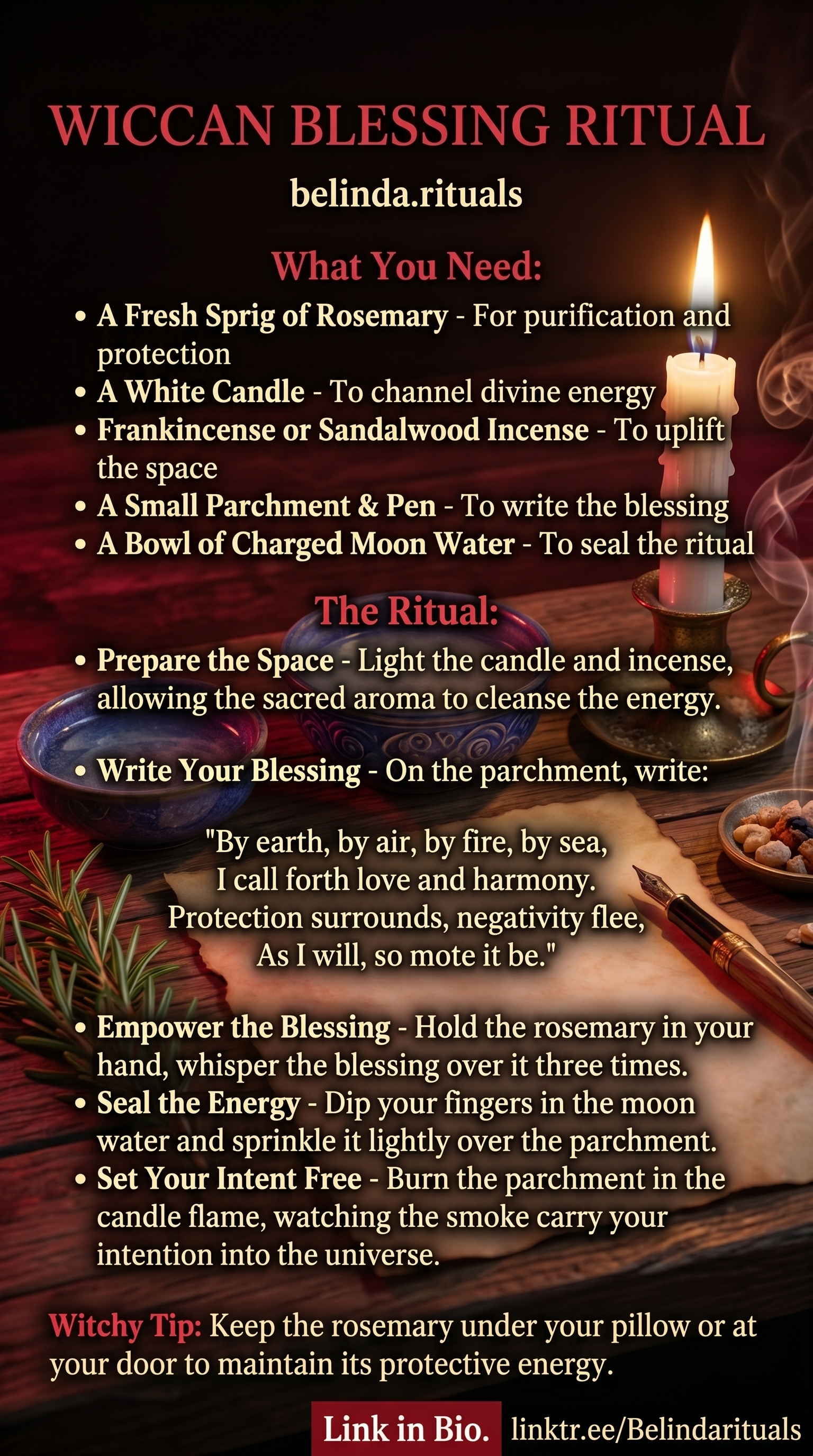 Wiccan protective energy ritual