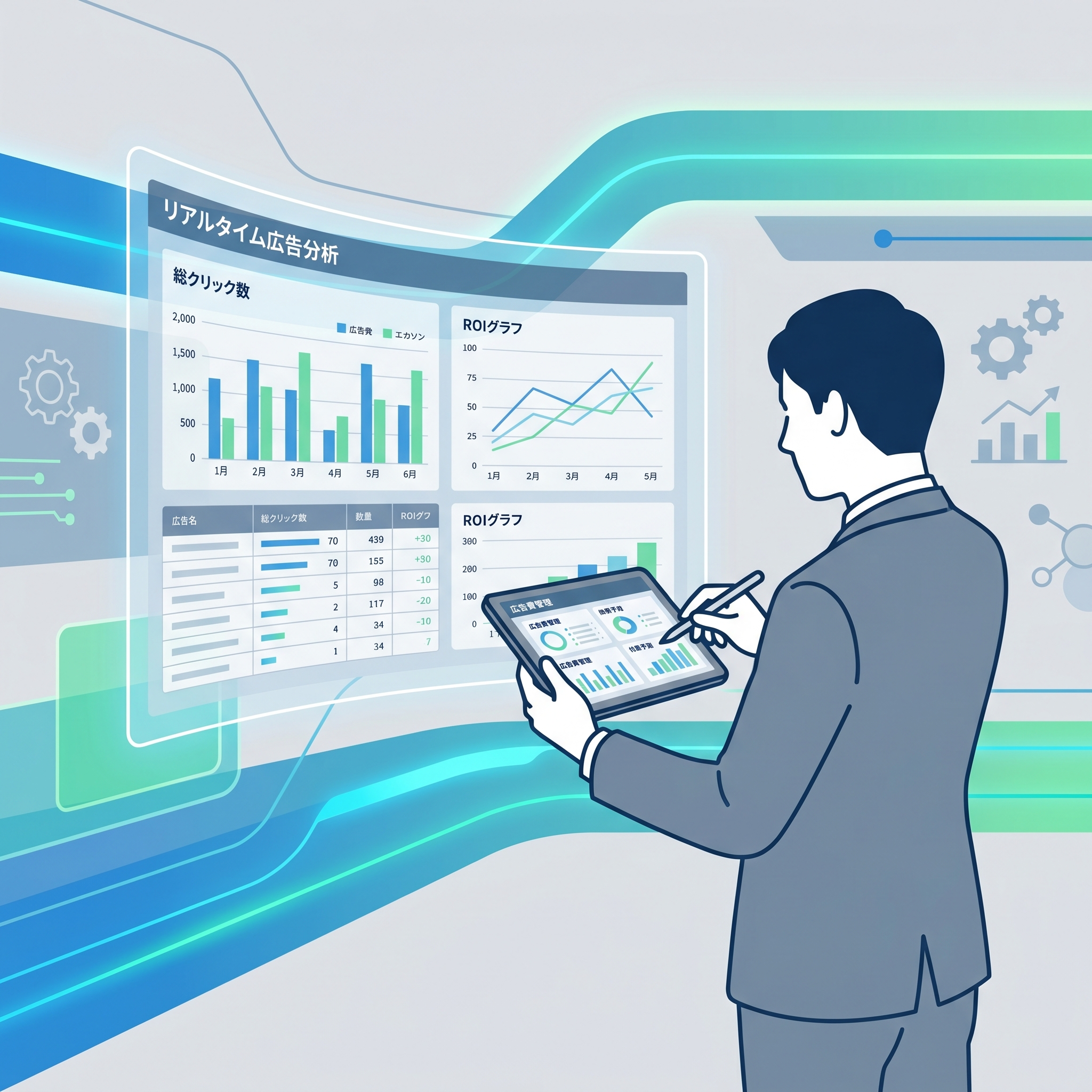 PDCAサイクルで継続的な広告効果の改善を図る