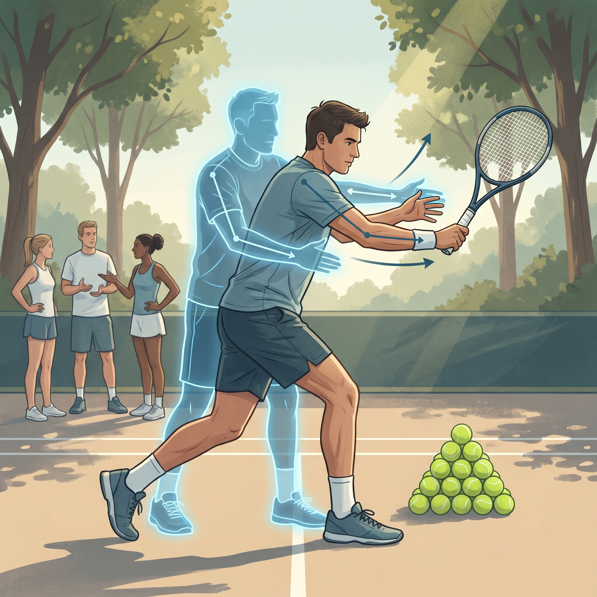 練習の質を高めてテニス上達！よくある誤解を克服しよう