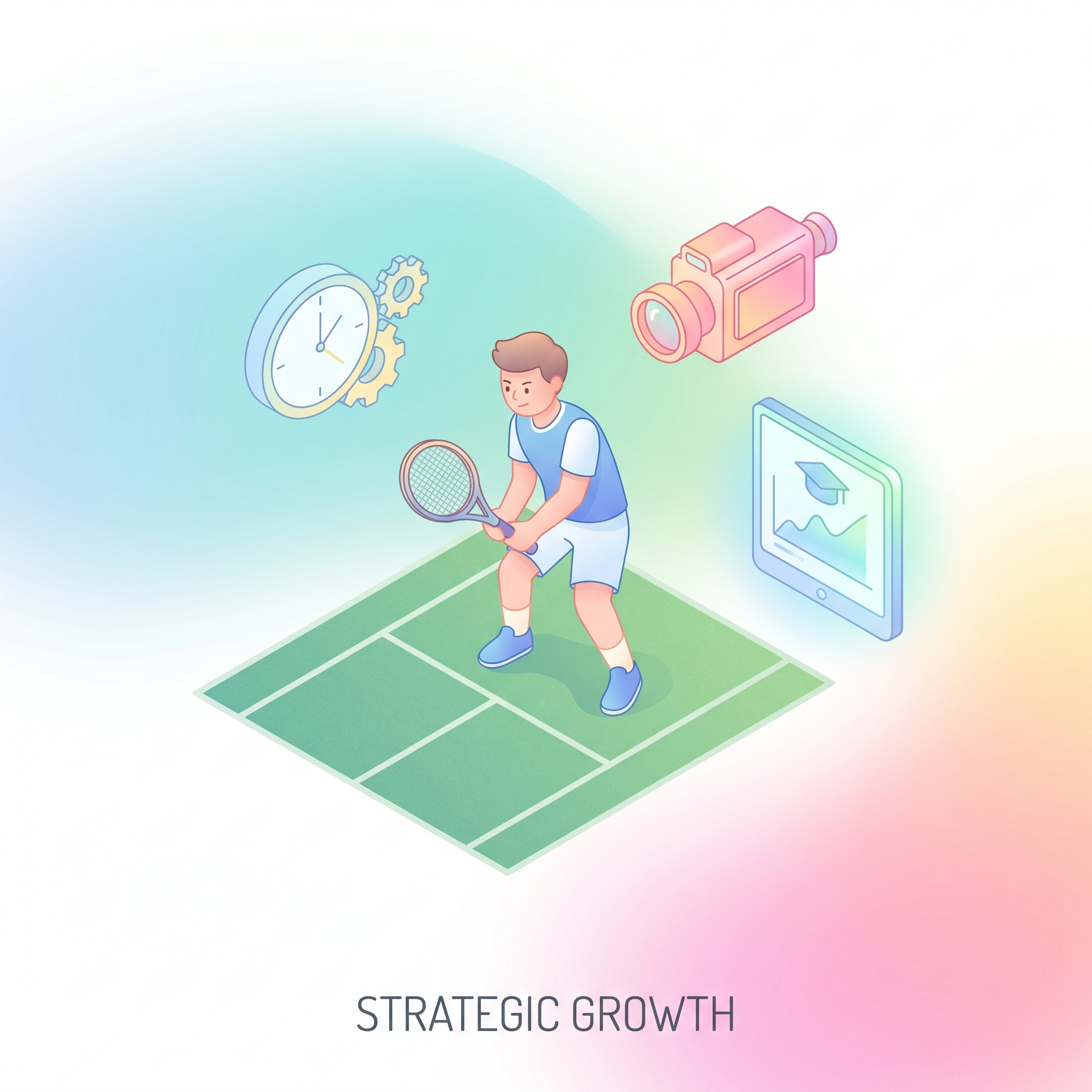 週末3時間でスキルアップ！効果的なテニス練習法