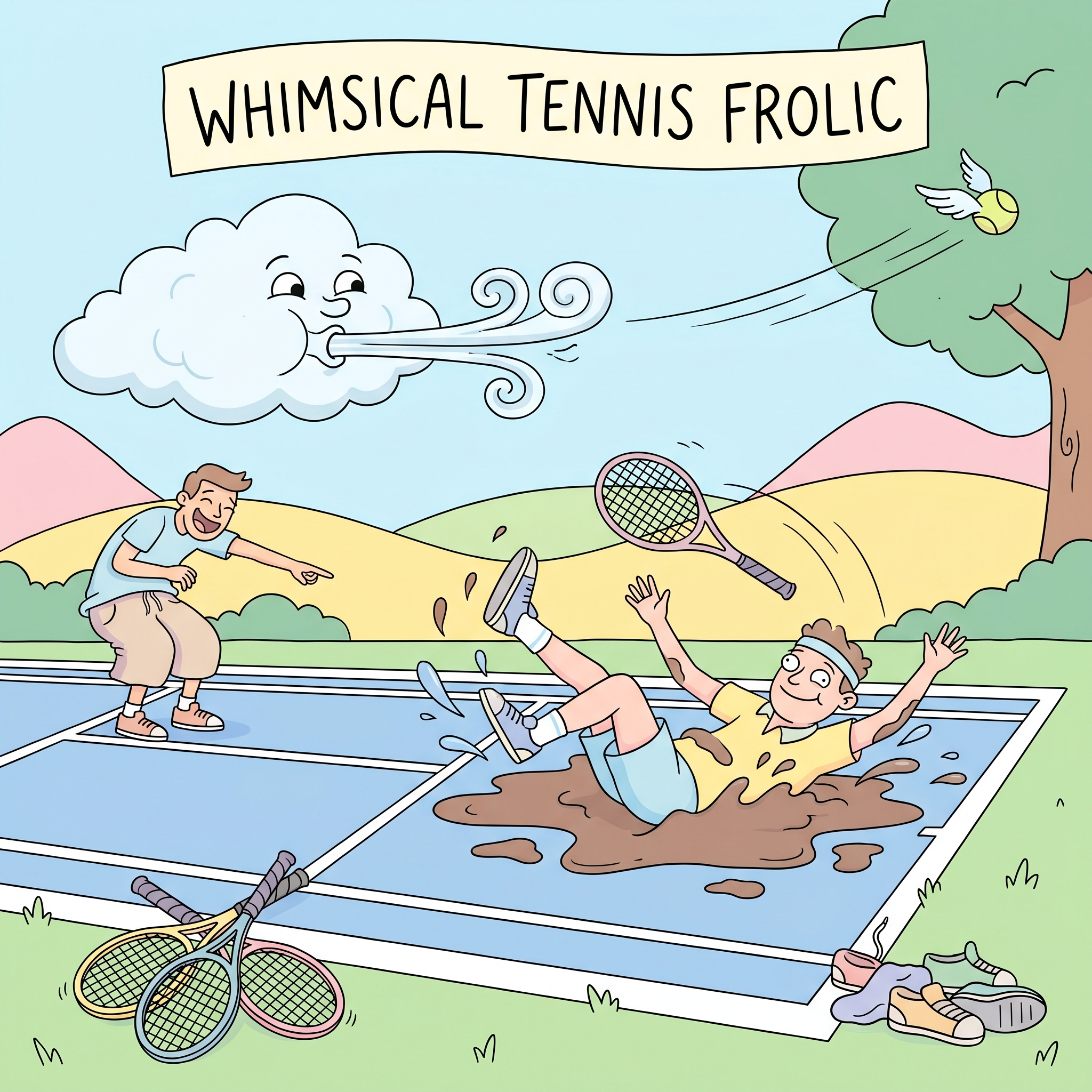 テニス界のファンを巻き込む絶妙な瞬間