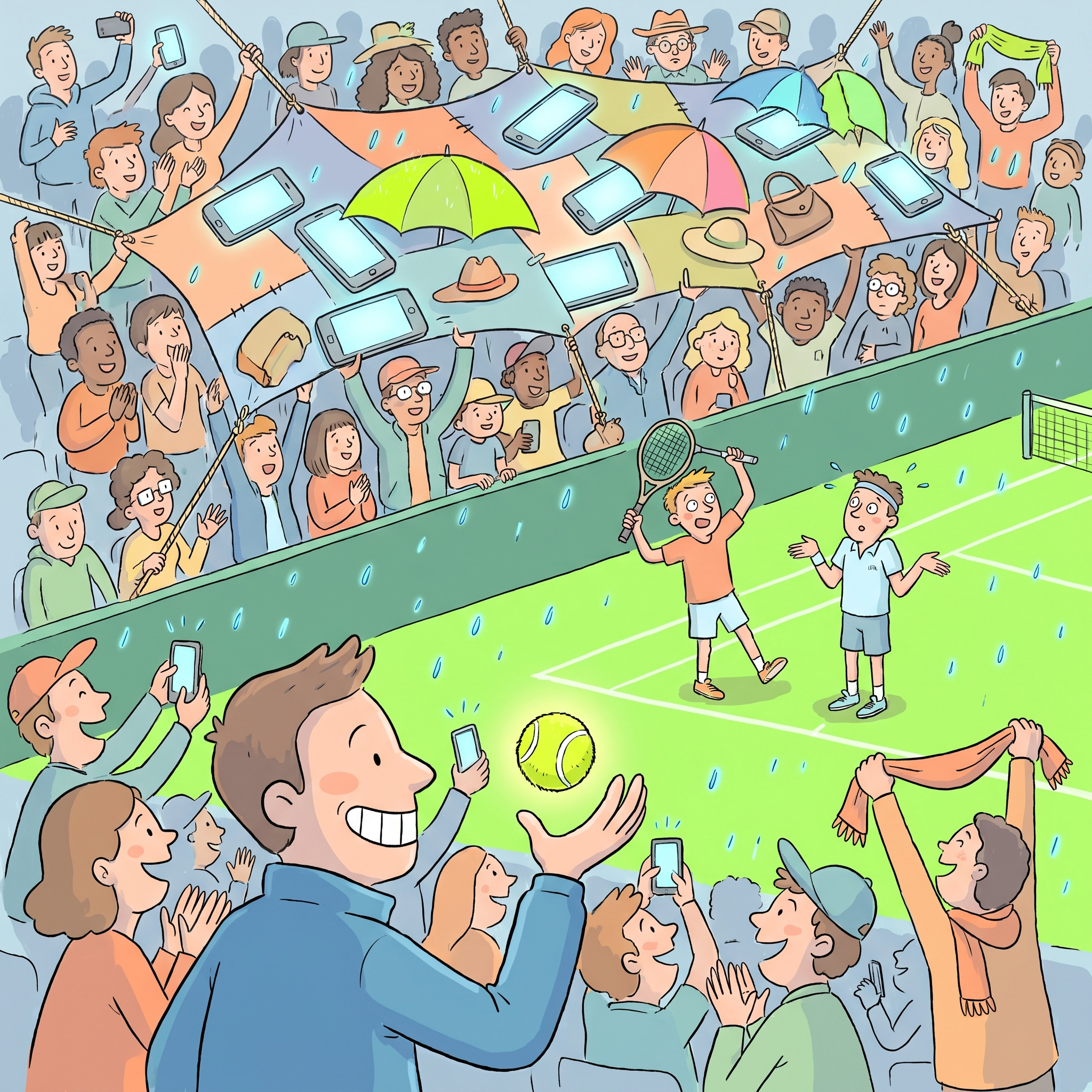 笑いに満ちたテニスのエピソードで日常に笑顔を