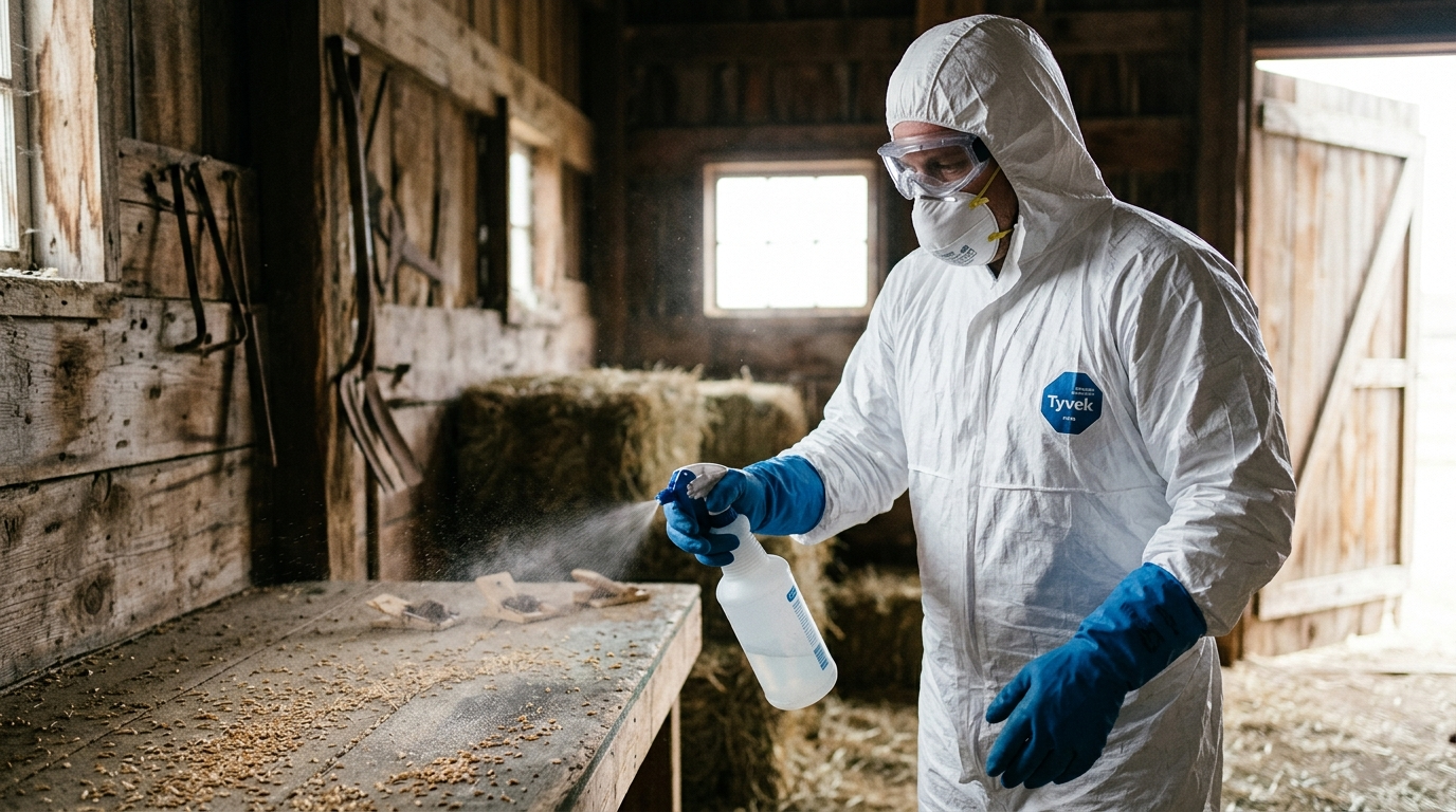 Image relevant to Hantavirus risk and prevention