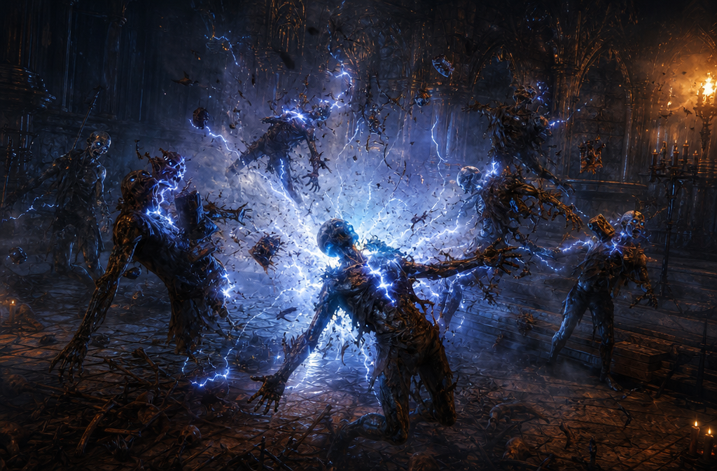 Living Lightning Minion Instability loop fermée PoE2 patch
