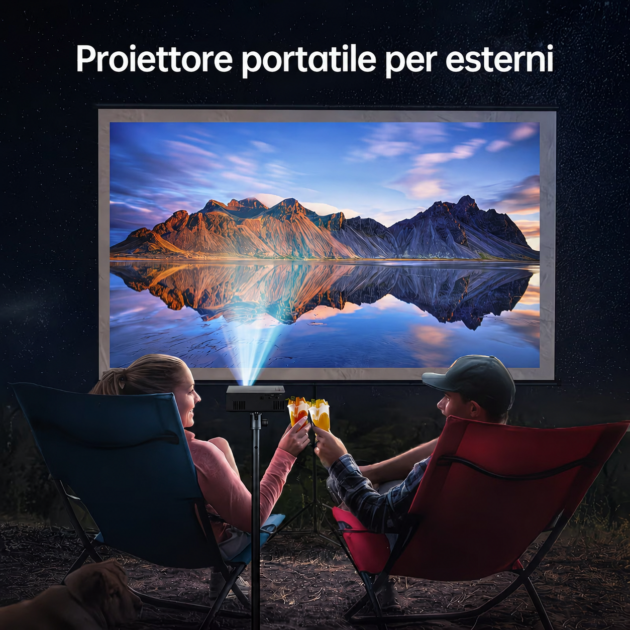 Mini Proiettore Portatile per Home Theater