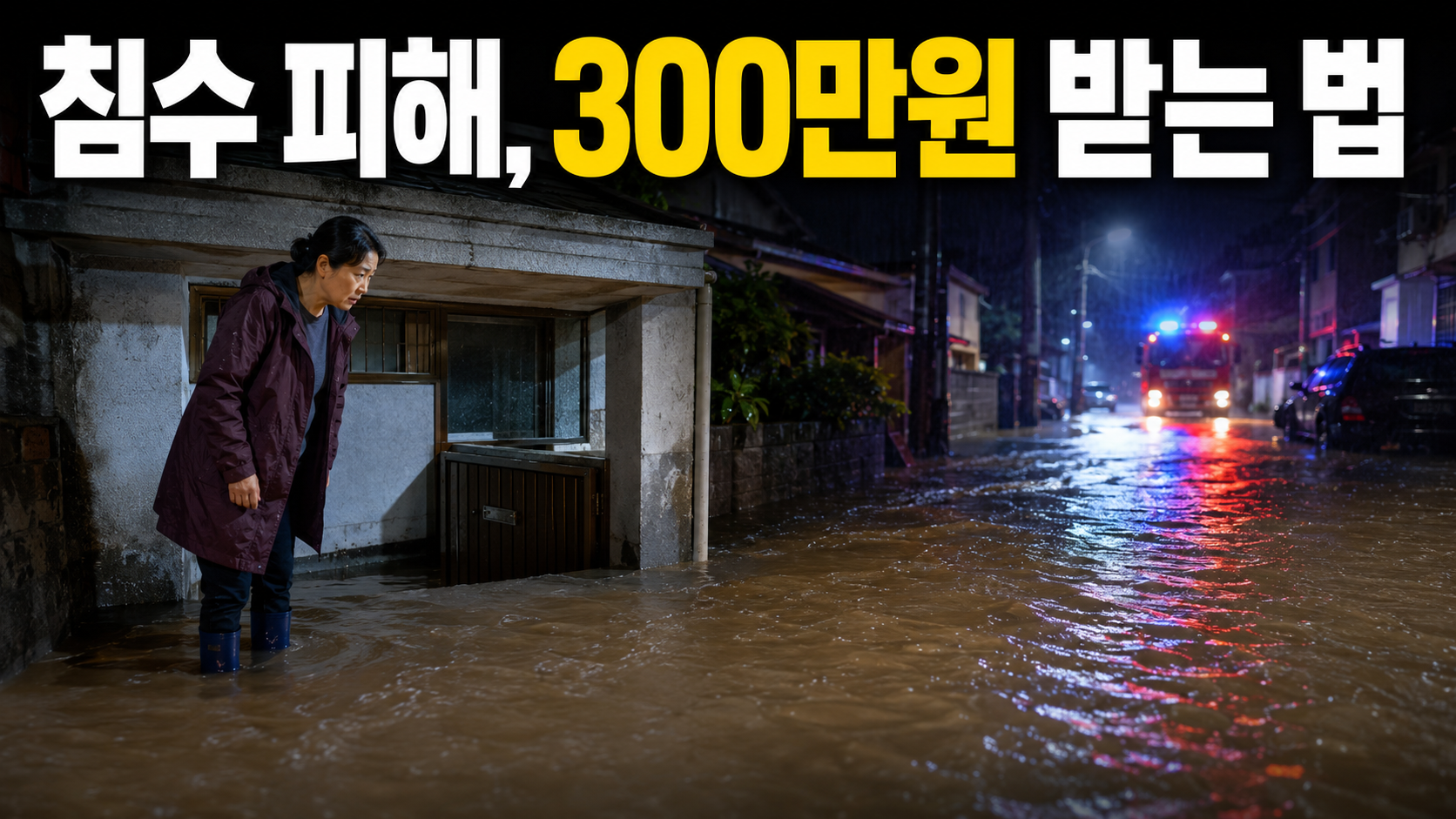 2026년 집중호우 주택 침수 피해 재난지원금 신청 방법