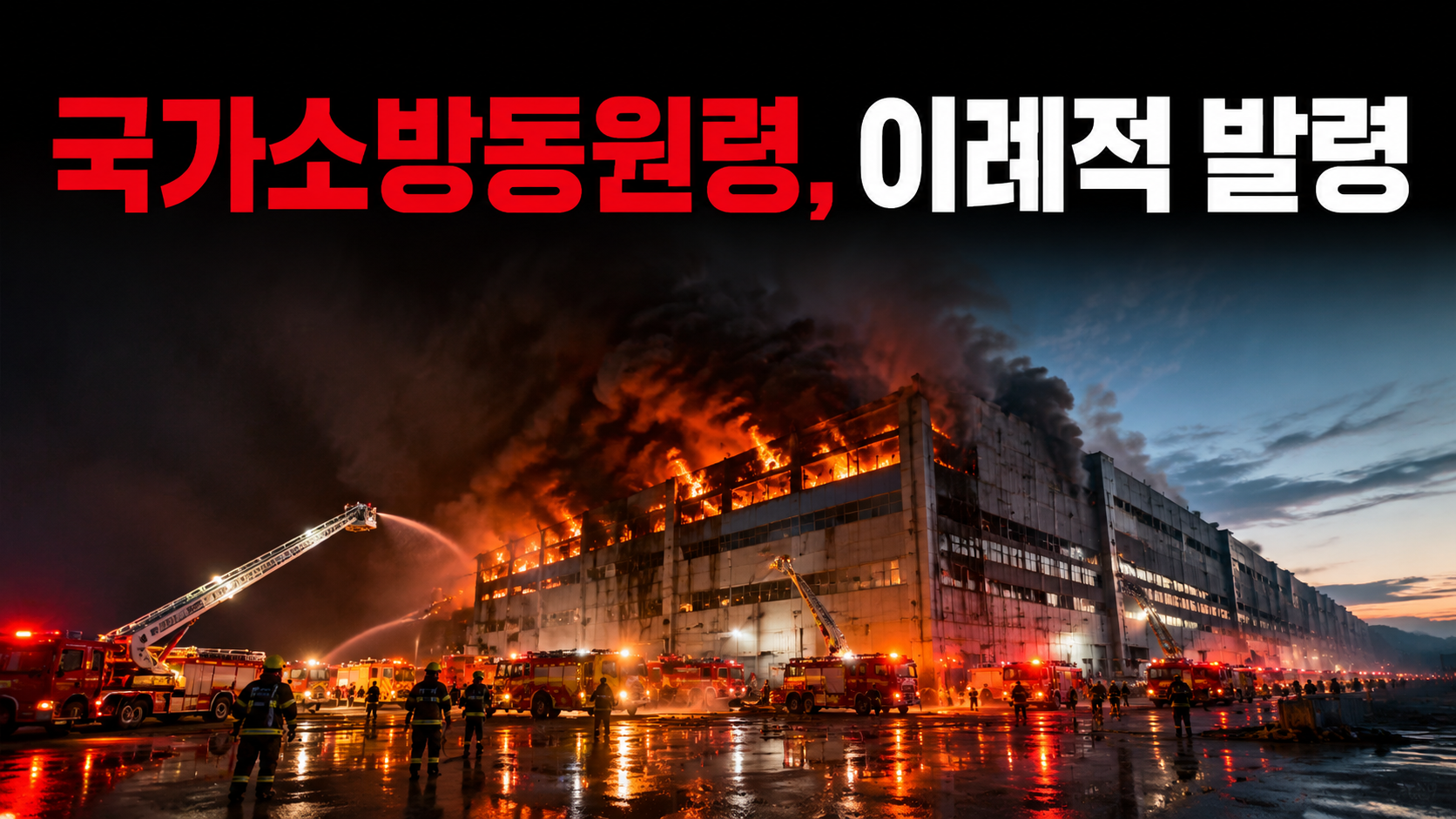 인천 쿠팡 물류센터 화재, 국가소방동원령까지 발령된 이유 총정리 (2026)