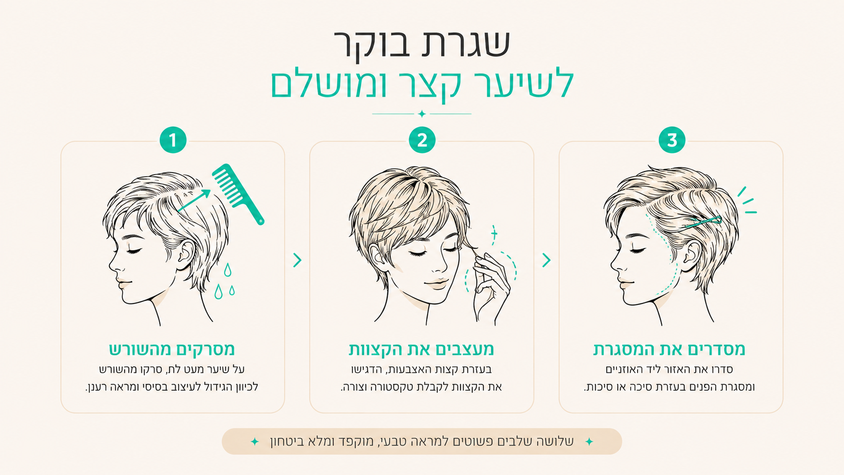 טיפול בפריז בשכבה החיצונית של השיער בעזרת שמן קל