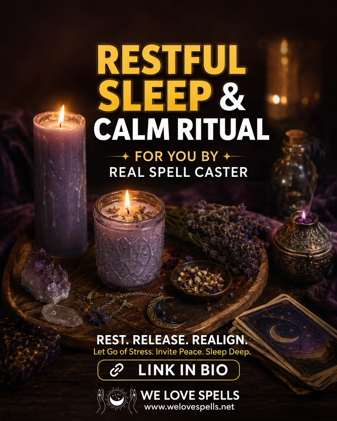 Restful Sleep & Calm Ritual for peaceful nighttime relaxation