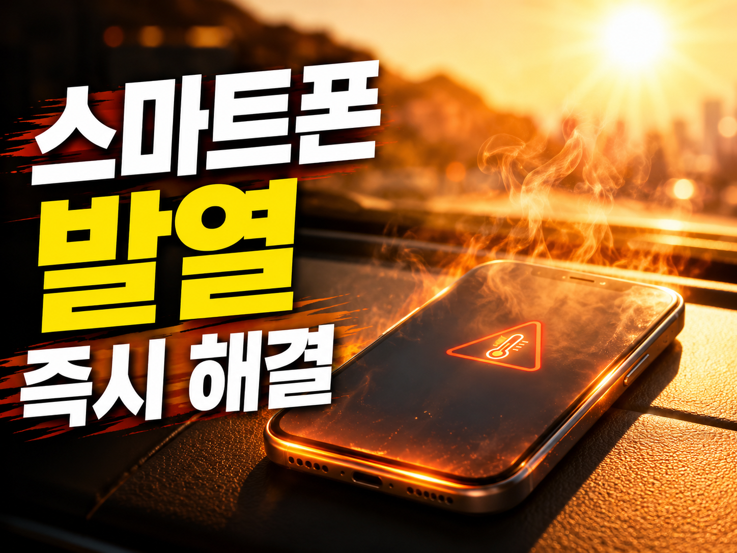 스마트폰 과열·발열 해결 방법 (2026 최신) — 폭염 속 내 폰 지키는 필수 설정