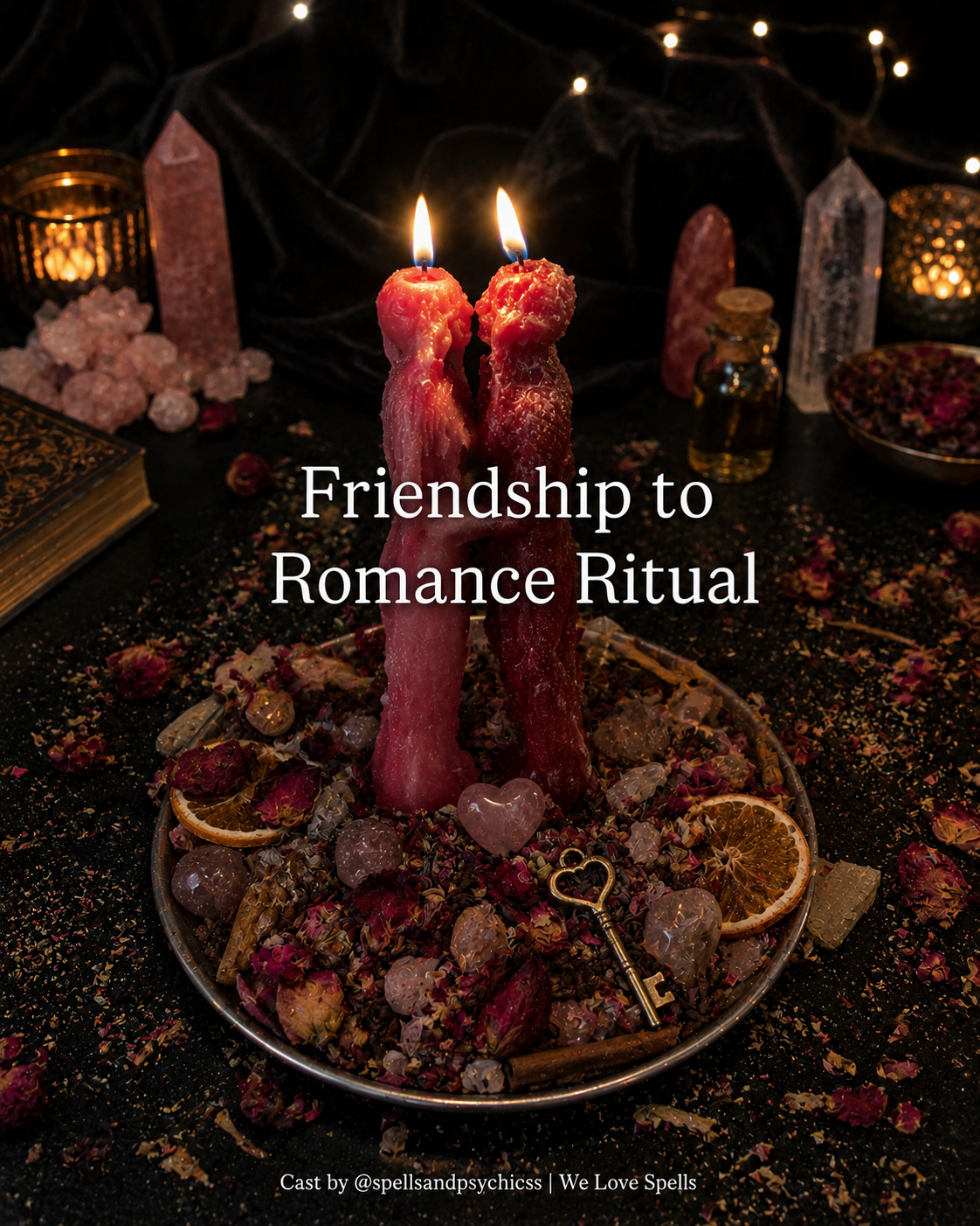 Symbolic friendship to romance ritual focused on respectful intentions