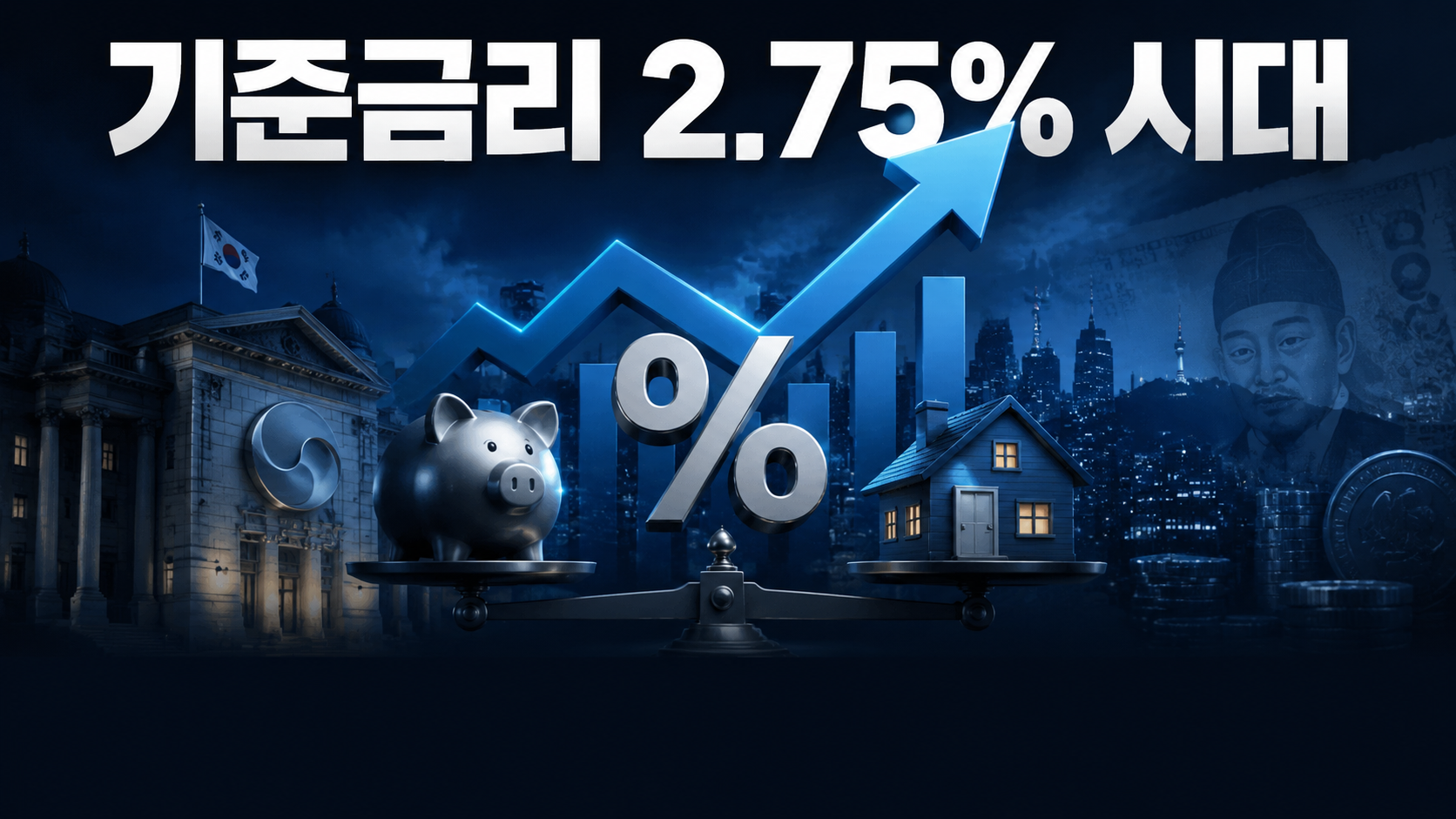 기준금리 2.75% 시대, 예금·대출 어떻게 바꿔야 할까 (2026 실전 대응법)