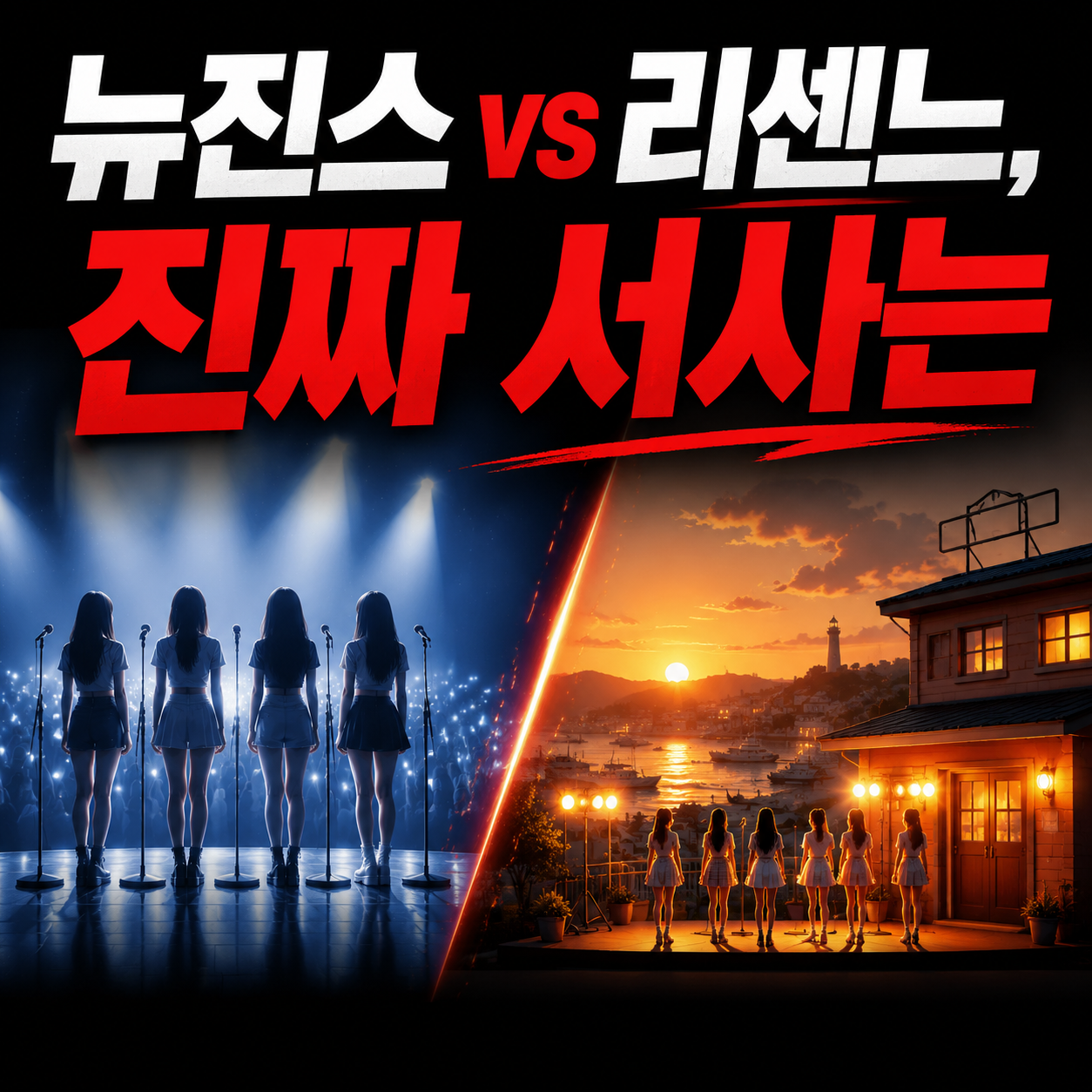 뉴진스 vs 리센느 2026 비교 — 4주년 복귀 신호와 거제 야호 역주행의 진짜 서사