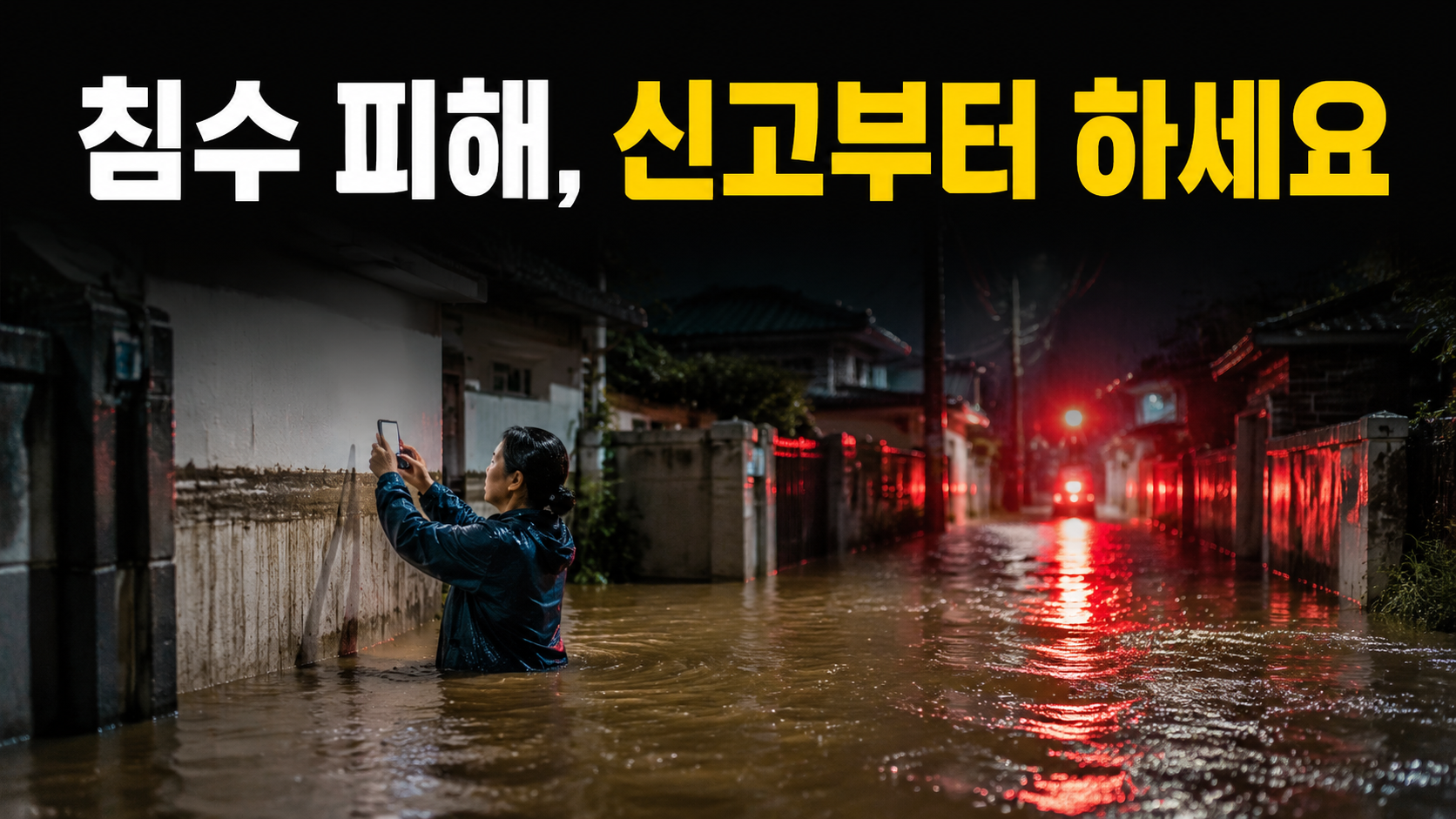 주택 침수 피해 재난지원금 신청 방법 2026