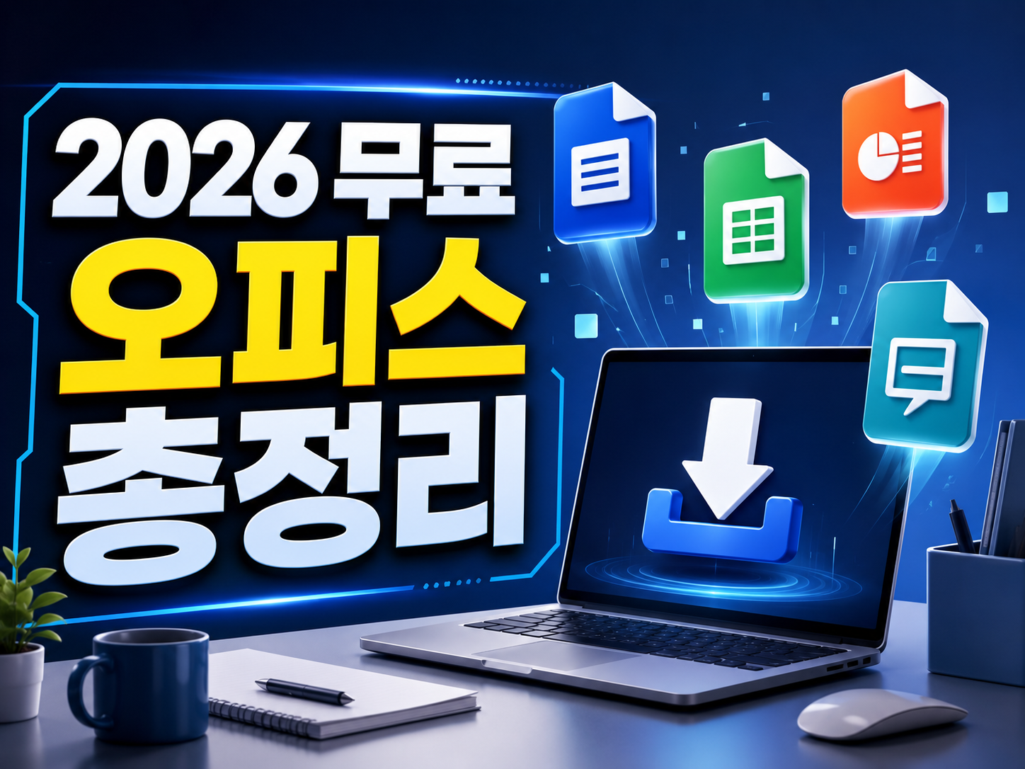 무료 오피스 프로그램 추천 및 비교 다운로드 가이드 (2026 최신) — HWP, 엑셀, 워드 완벽 해결