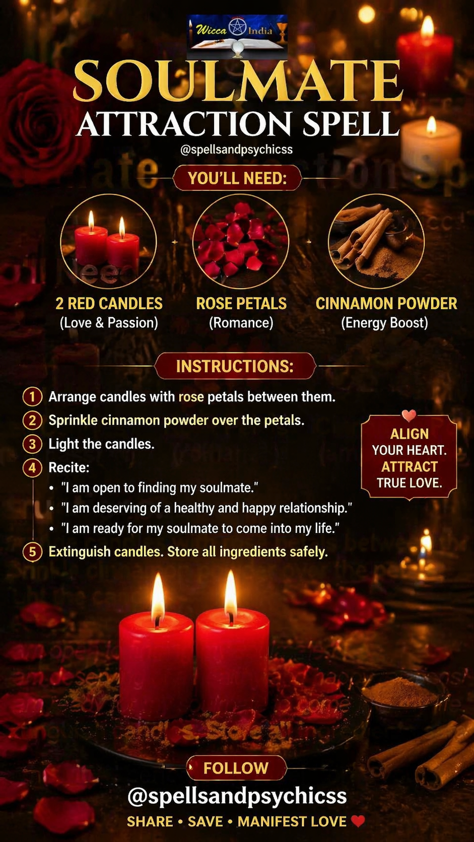 Manifesting True Love Energy Candle Spell